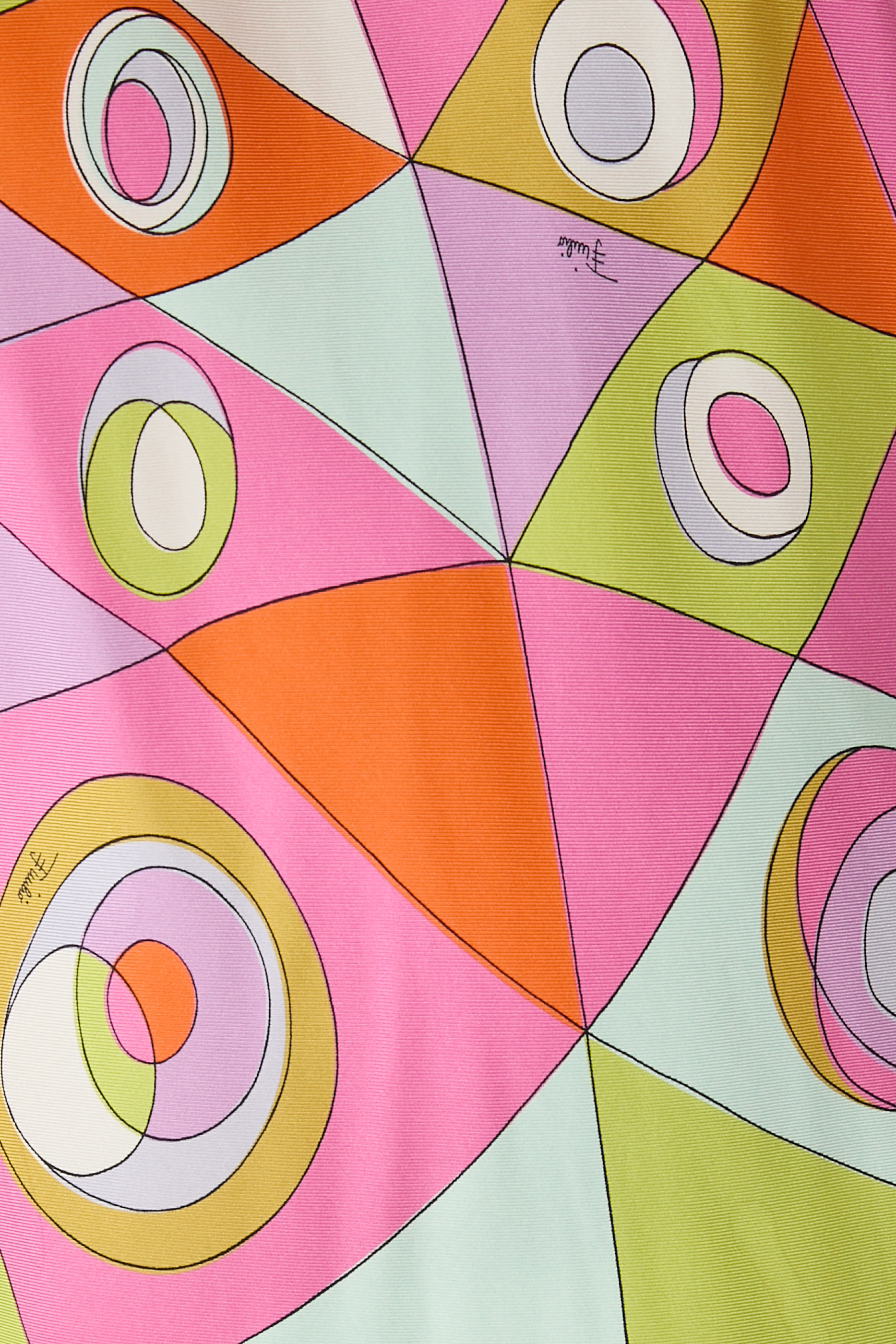 Occhi Print Silk Dress