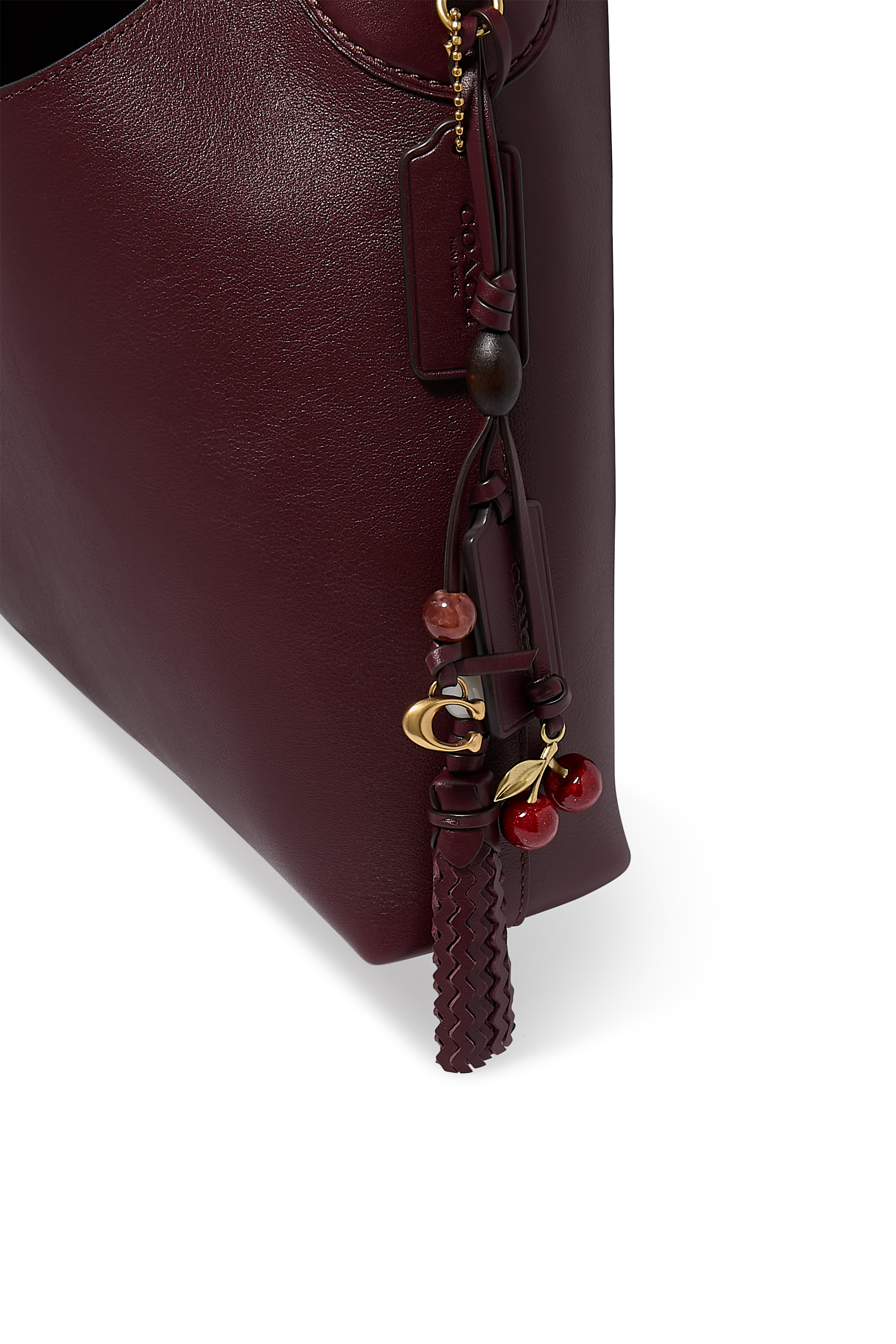 Cherry Heritage Leather Bag Charm