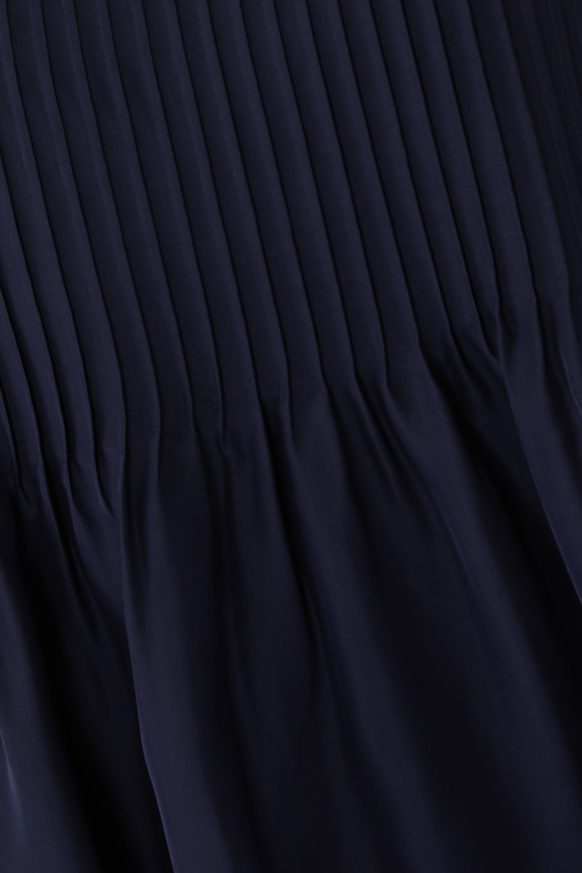 Bateau Neck Pleated Top