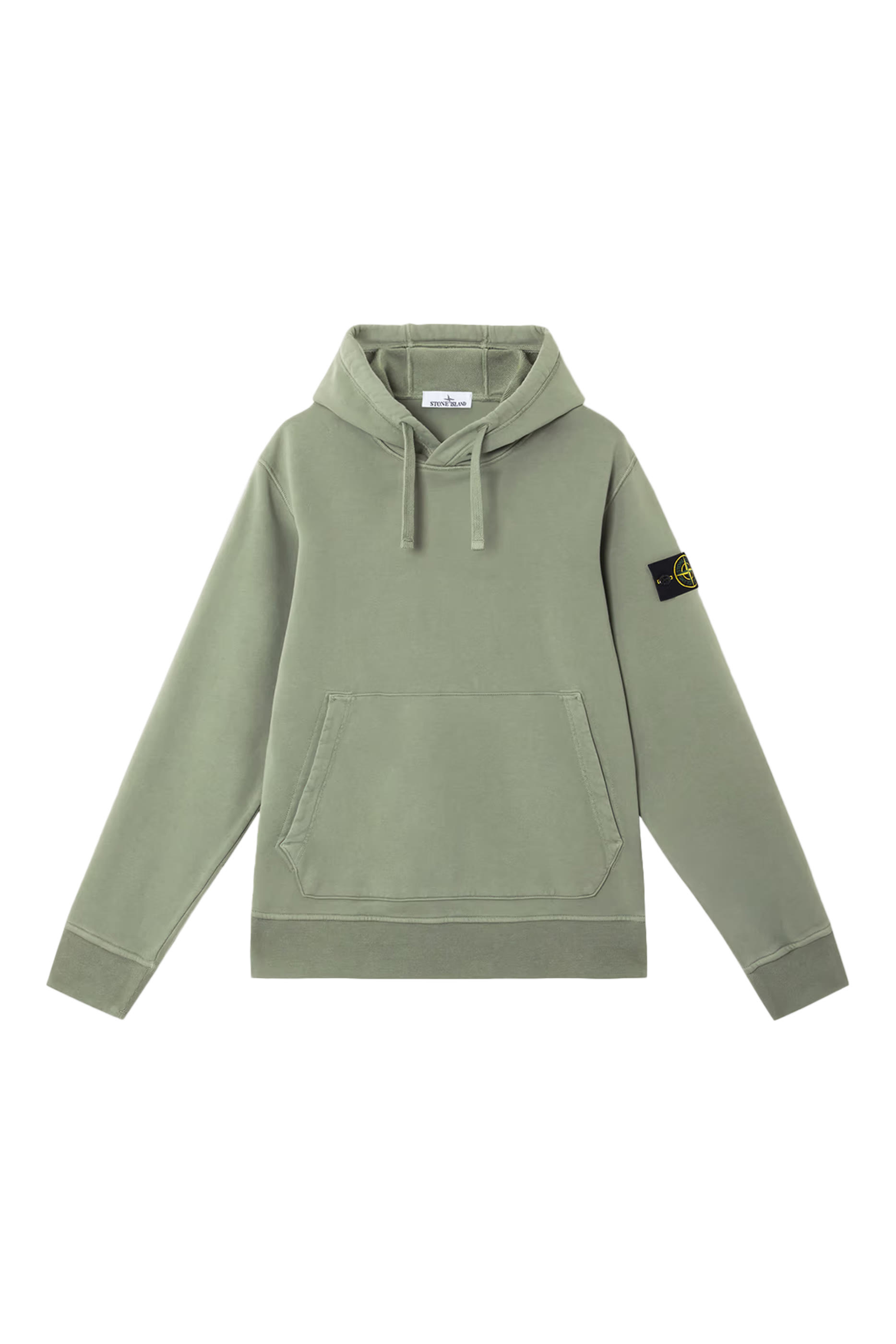 Logo Patch Organic Cotton Fleece Hoodie