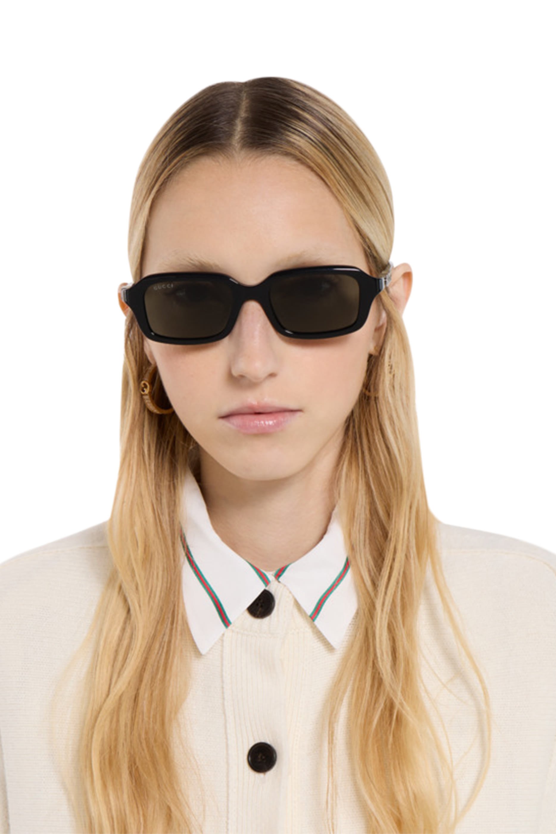 Rectangular Frame Sunglasses