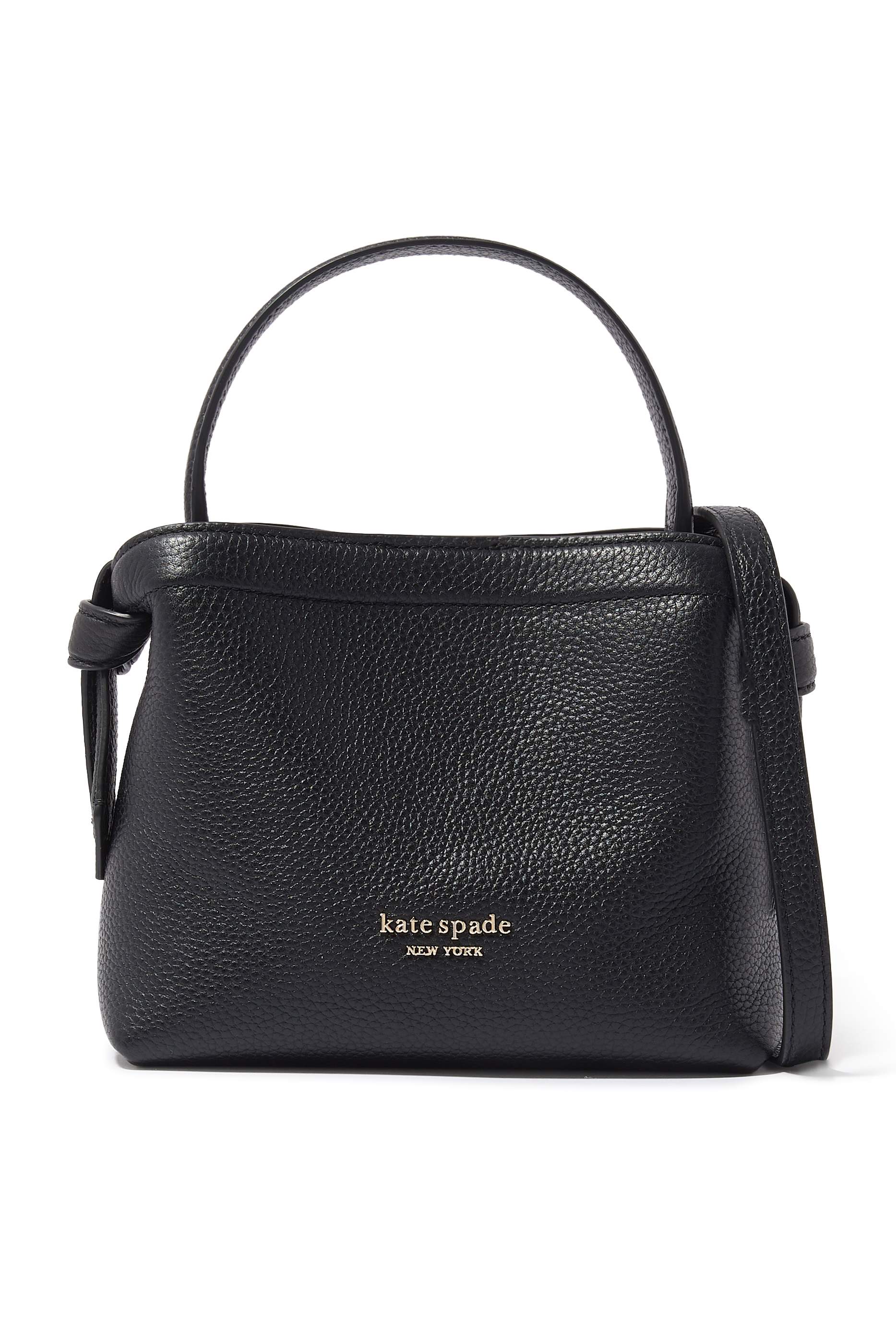 Kate Spade Black Mini Carmen Southport Avenue Leather Fold-Over Crossbody  Bag | eBay