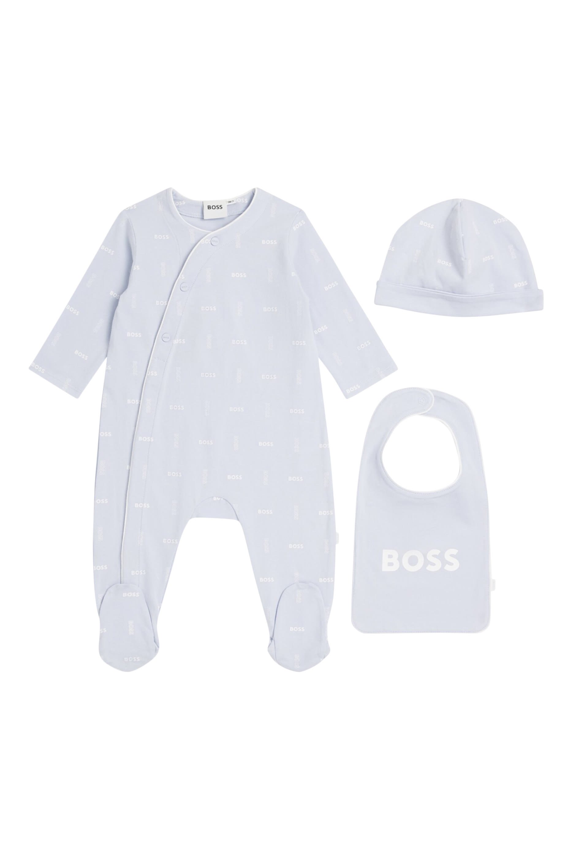 Baby Sleepsuit, Hat and Bib Set 