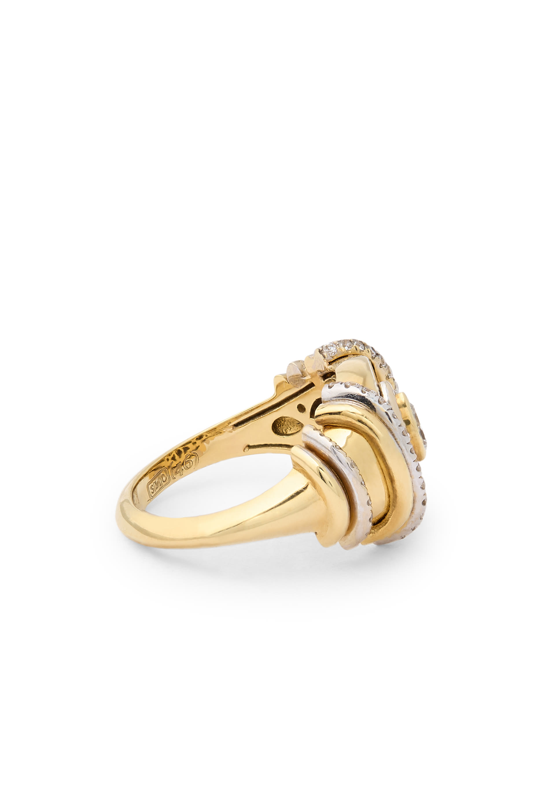 N*93 Sailor Moon Pinky Ring, 18k Yellow Gold & Diamonds