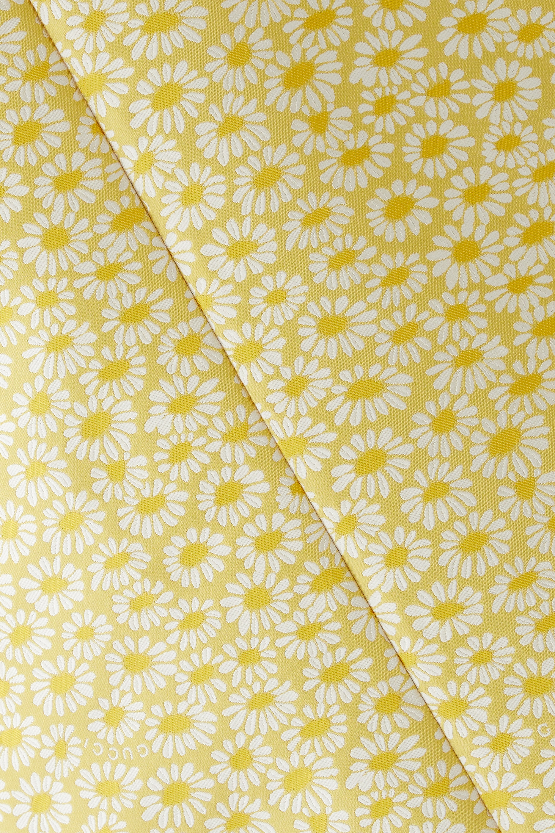 Silk Blend Floral Jacquard Dress