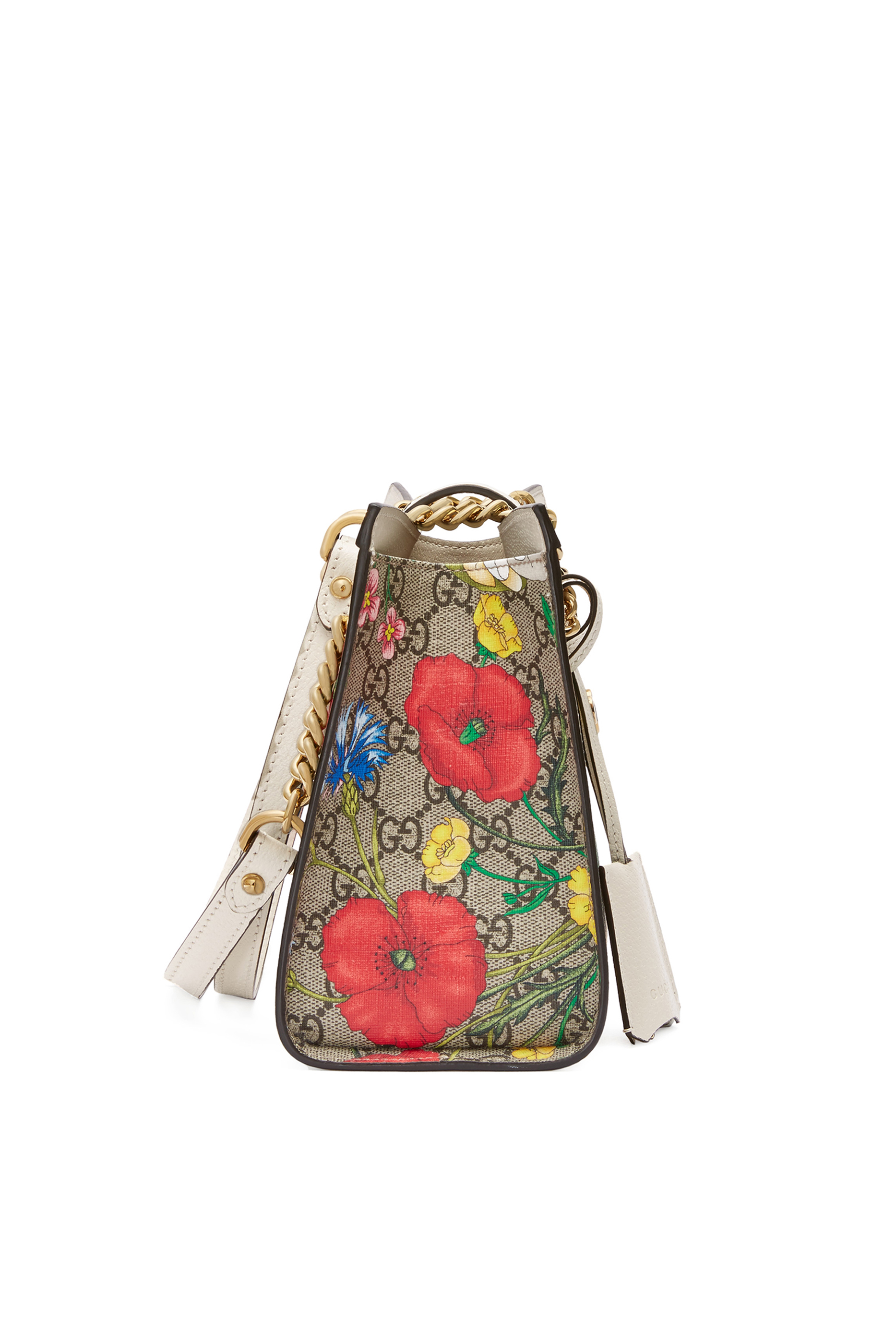 Padlock GG Flora Small Shoulder Bag