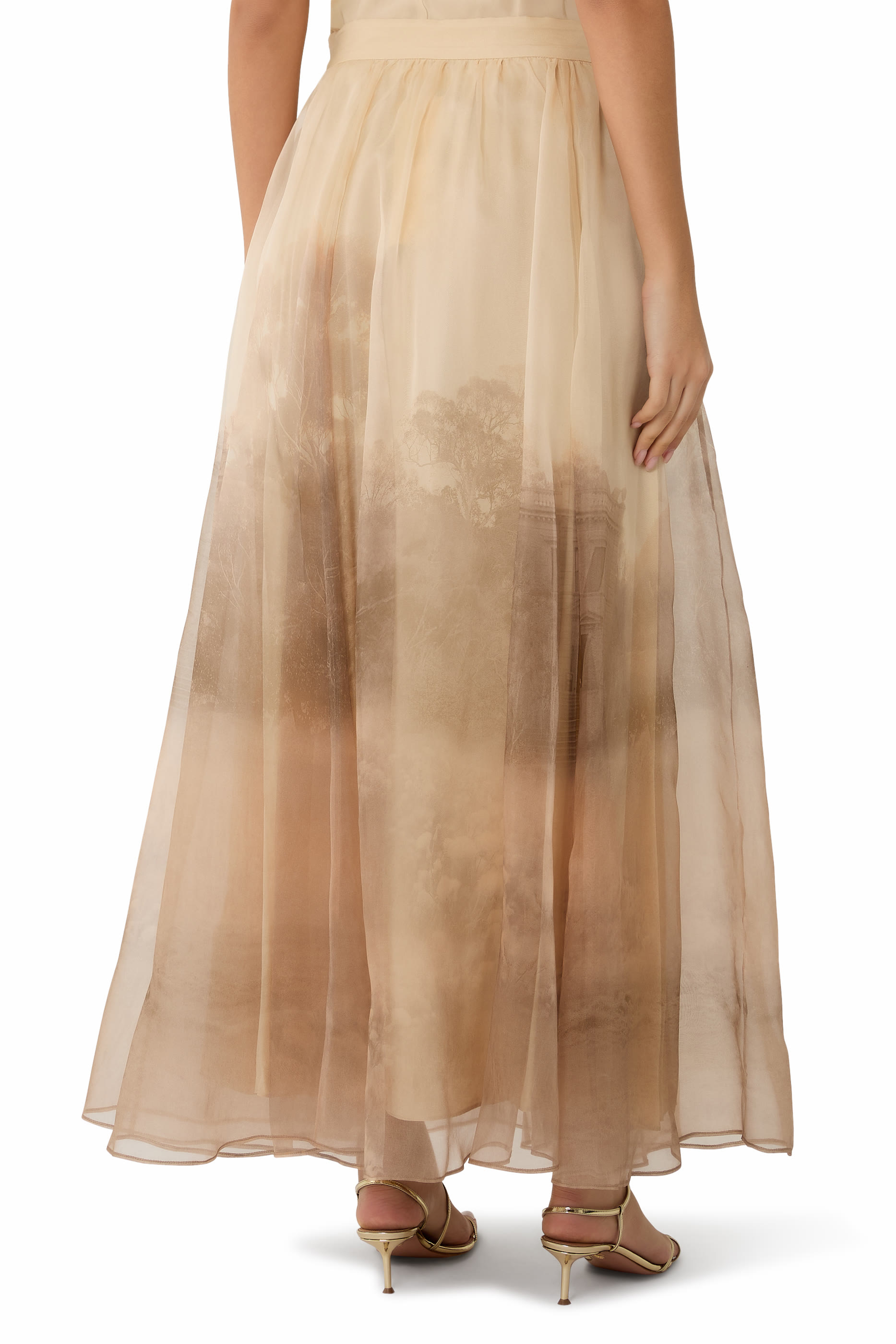 Memento Organza Maxi Skirt 