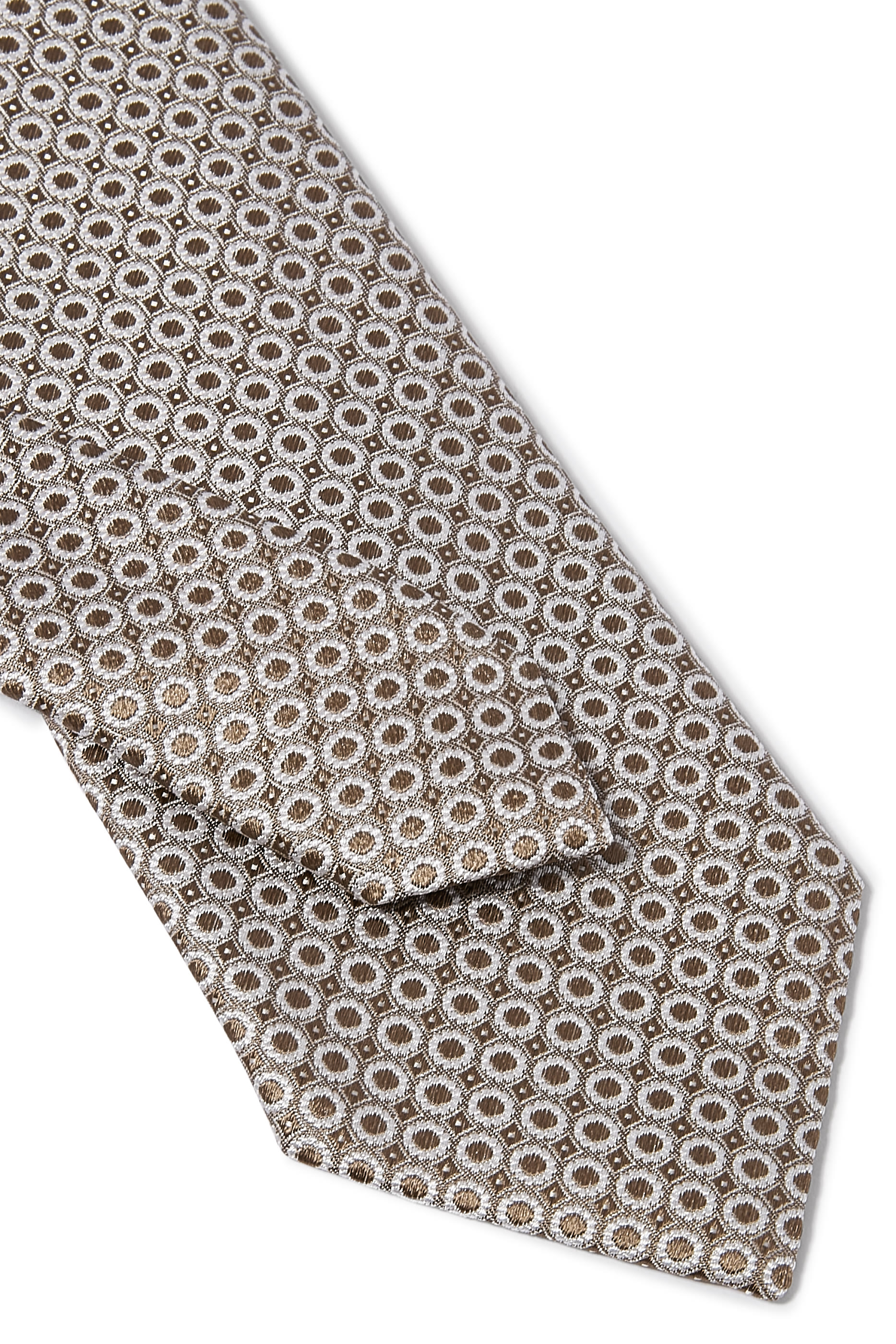 Dotted Woven Silk Tie