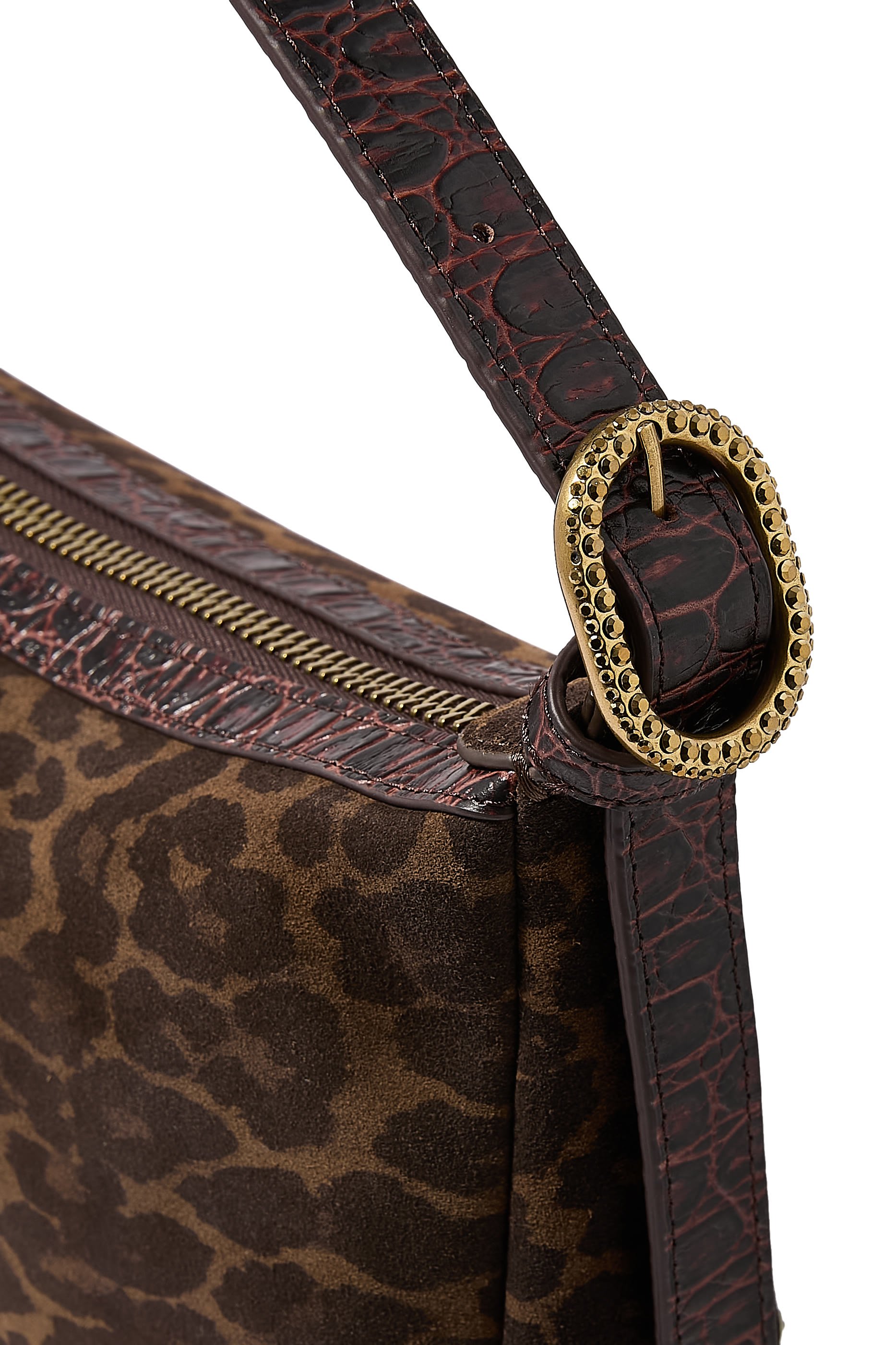 Chelsea Soft Shoulder Leopard Print Bag