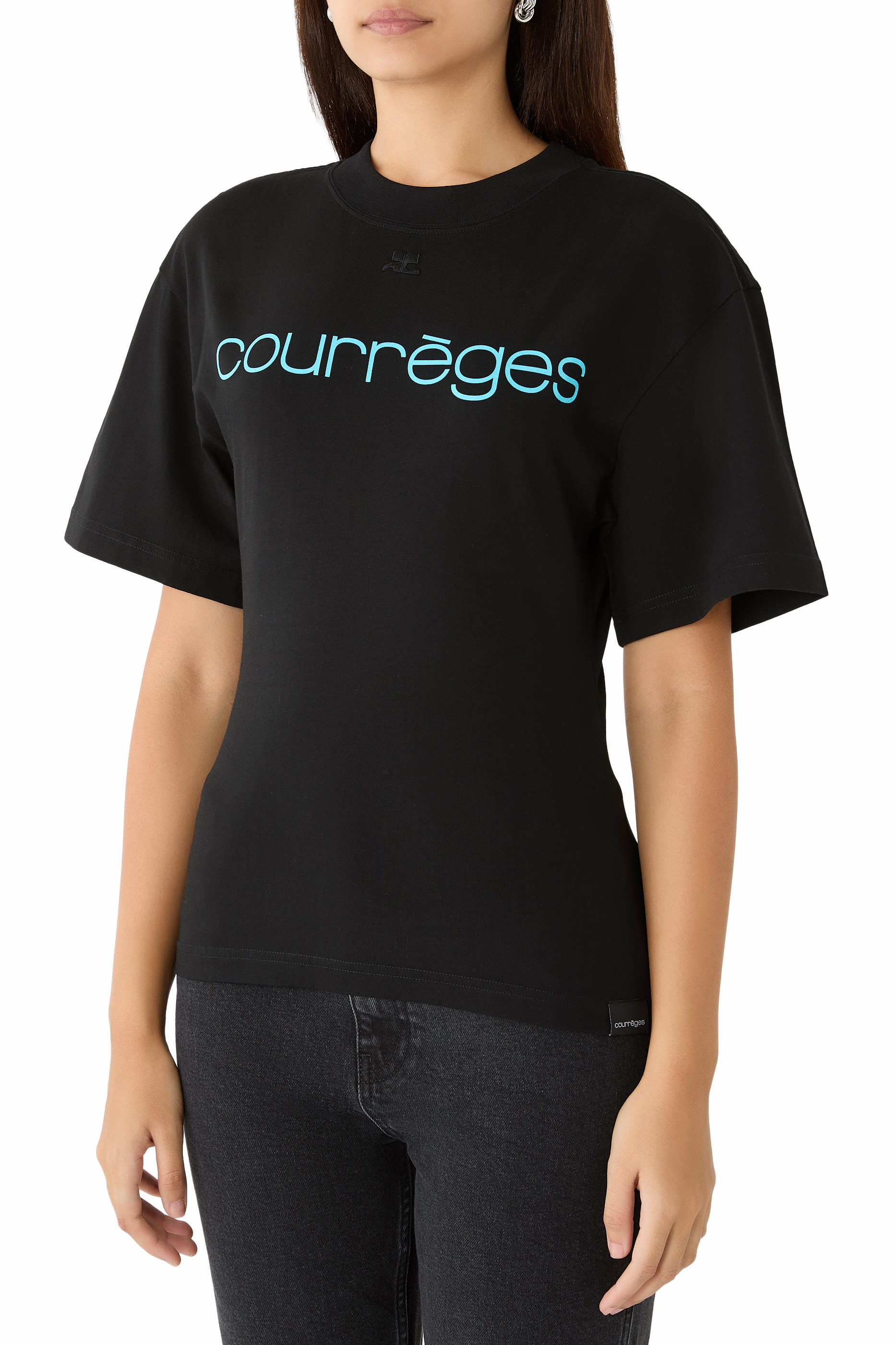 Logo Waisted Printed T-Shirt