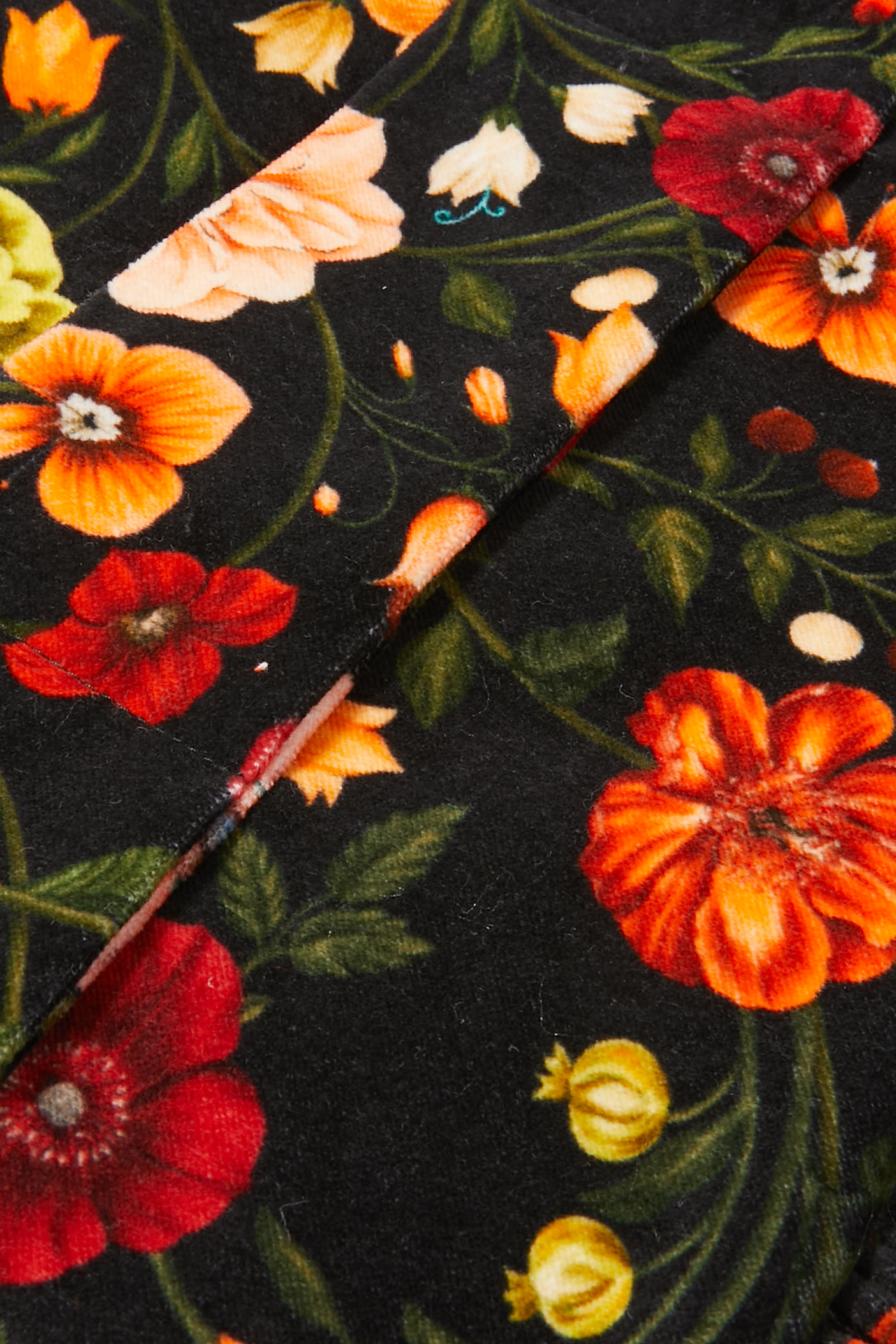 Hand Cotton Velvet Pochette