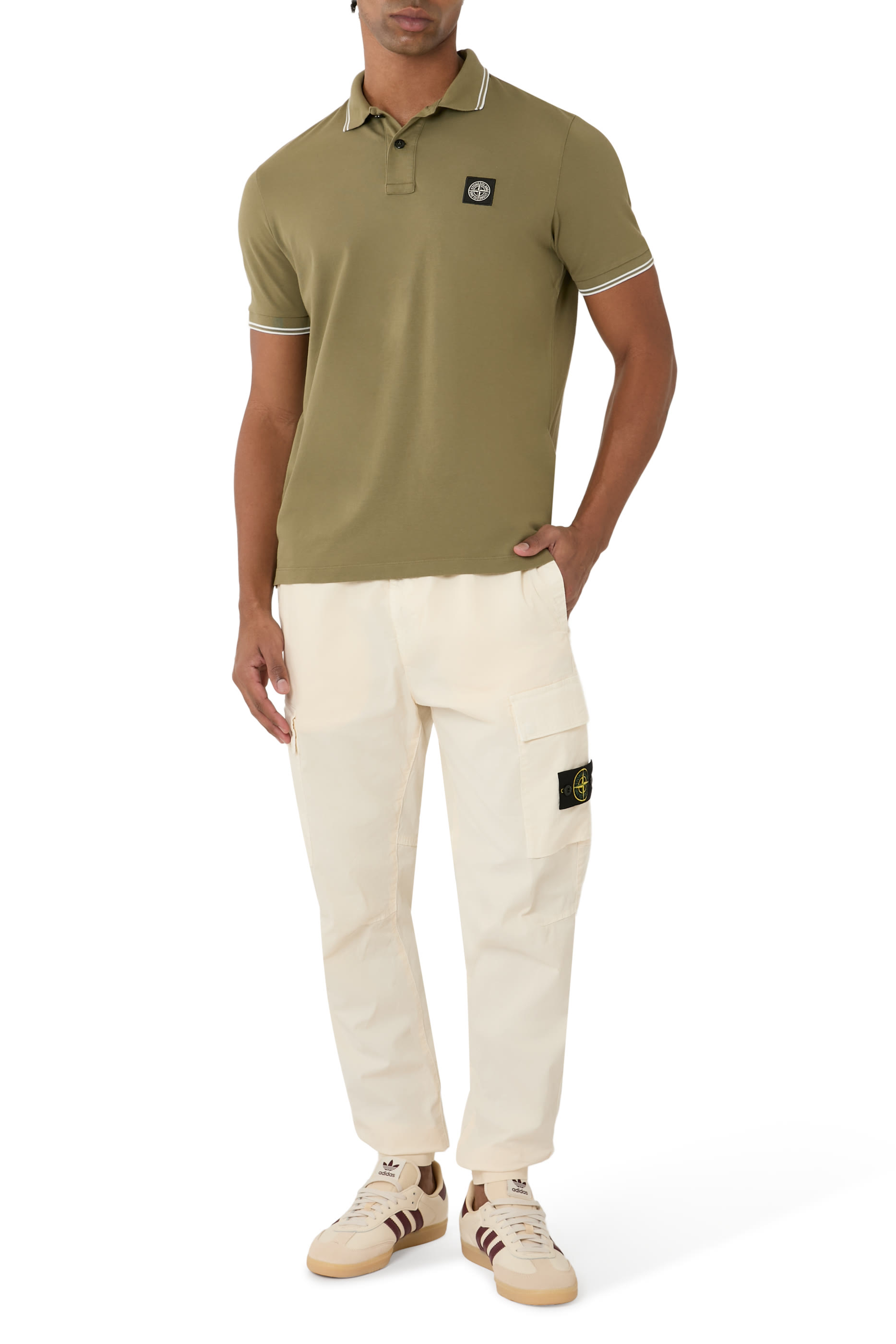 Compass Patch Polo Shirt