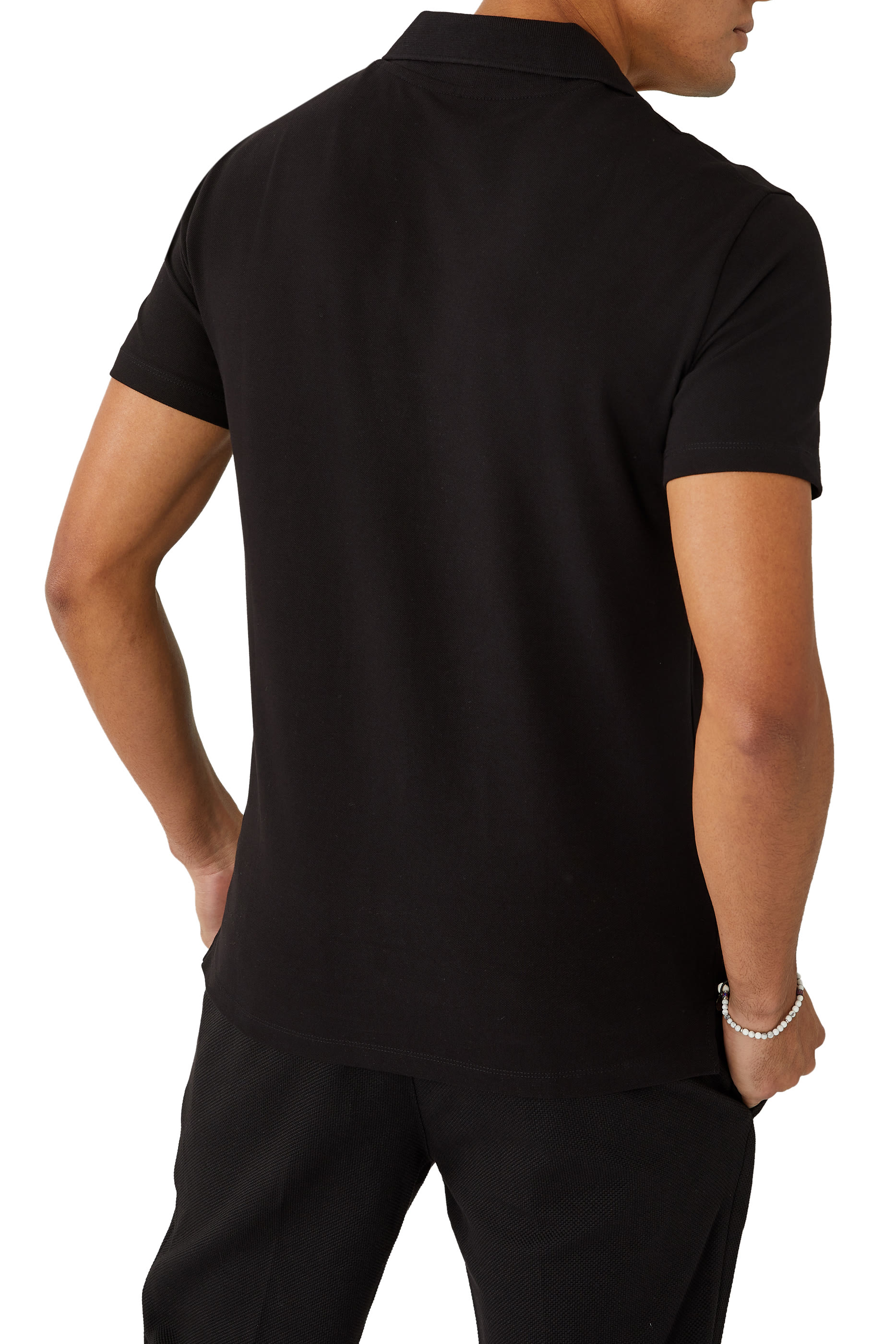 Wide Collar Polo Shirt
