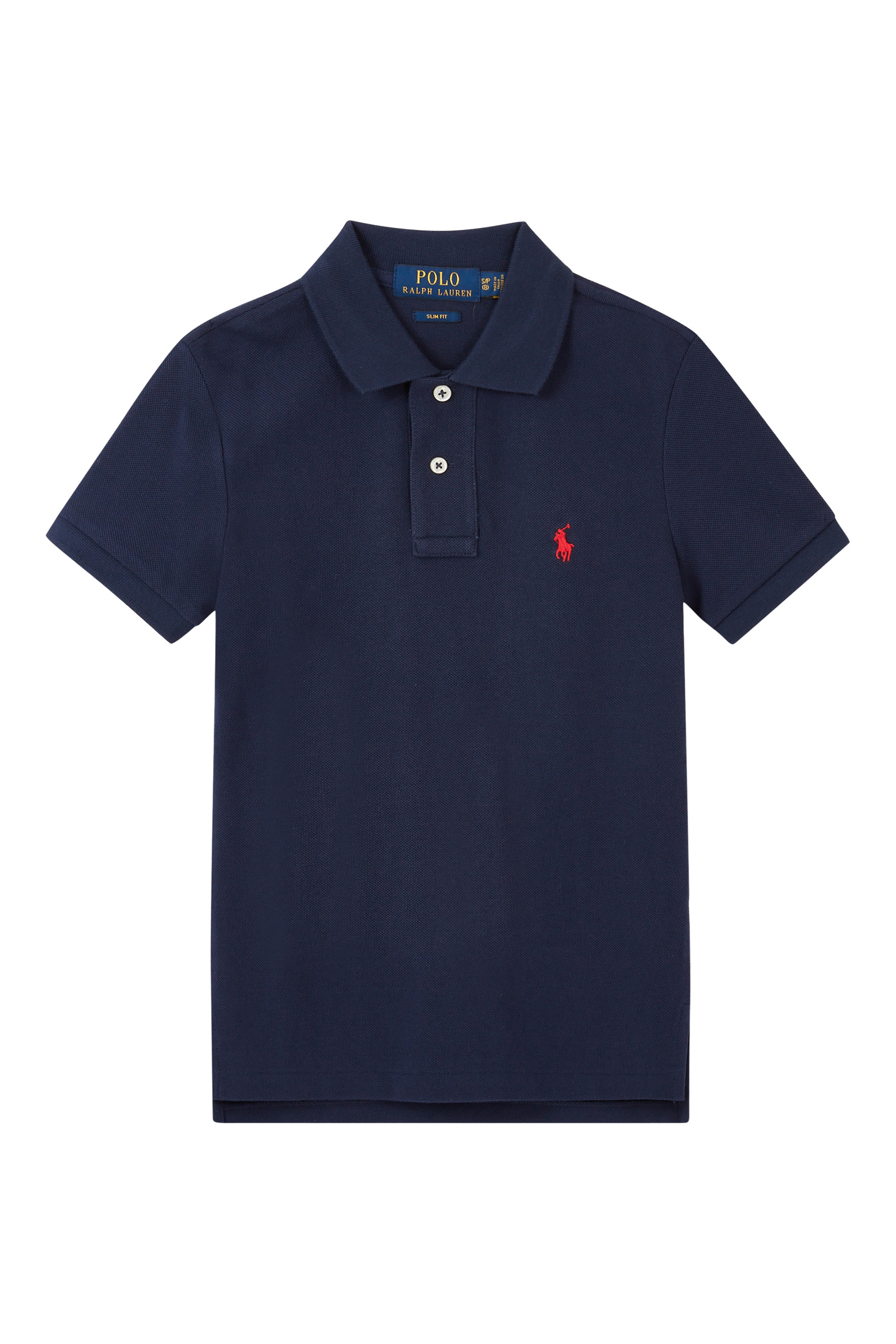 Kids Logo-Embroidered Short Sleeves Polo Shirt