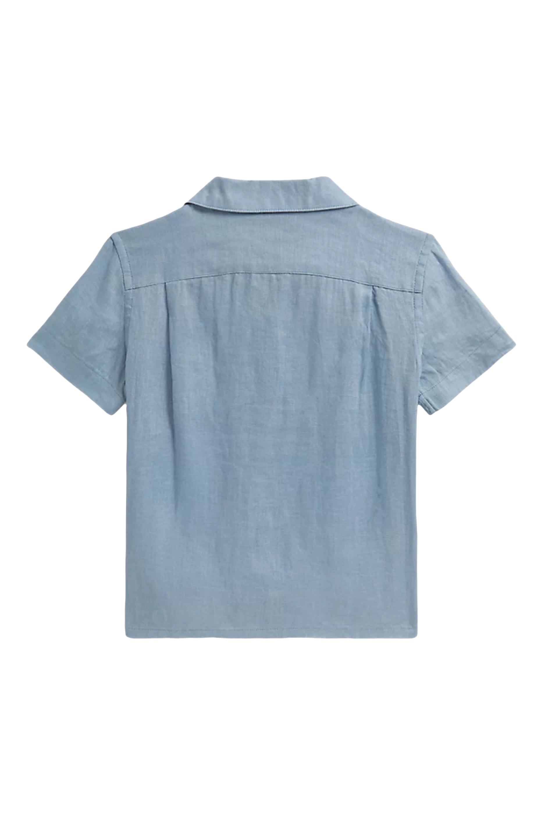 Kids Linen Camp Shirt