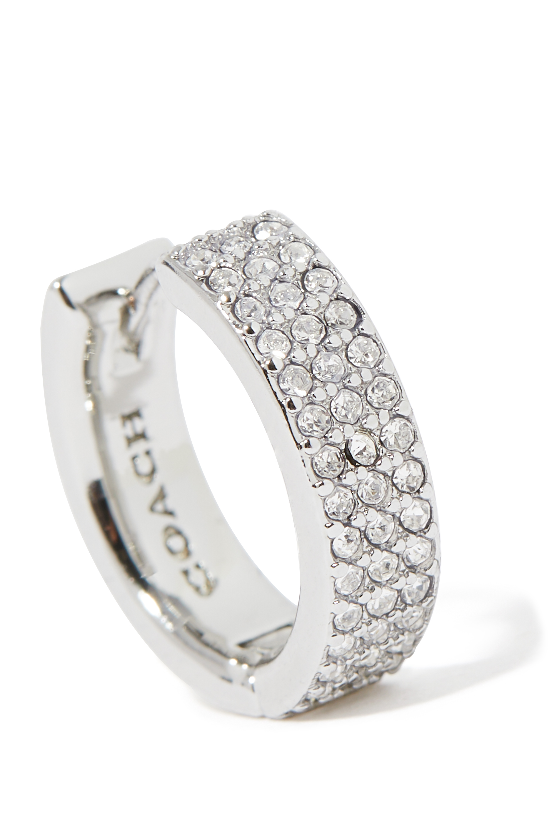 Pave Huggie Earrings