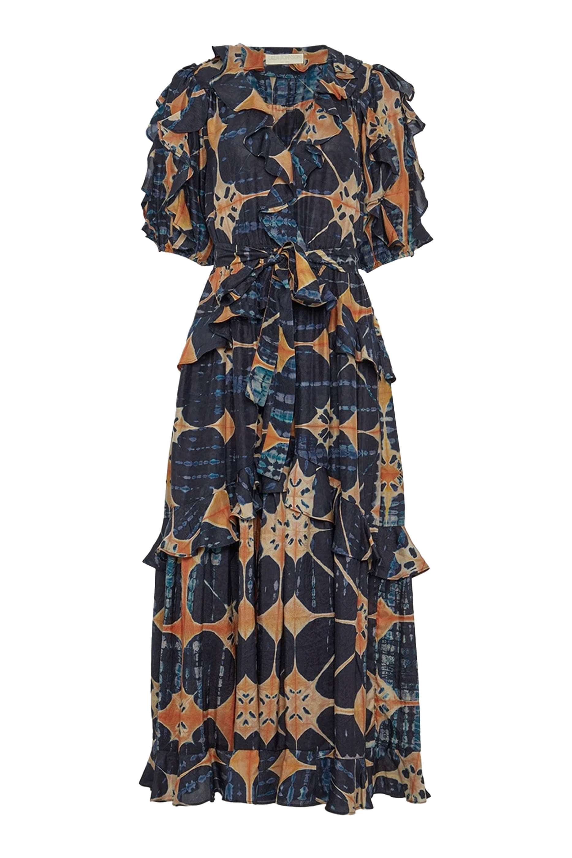 Tida Short Sleeves Midi Dress