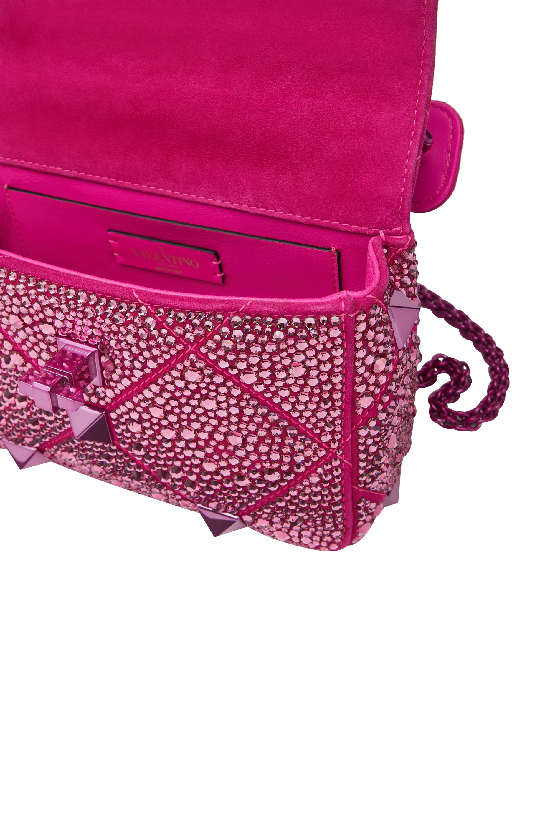  Small Roman The Stud Crystal Shoulder Bag