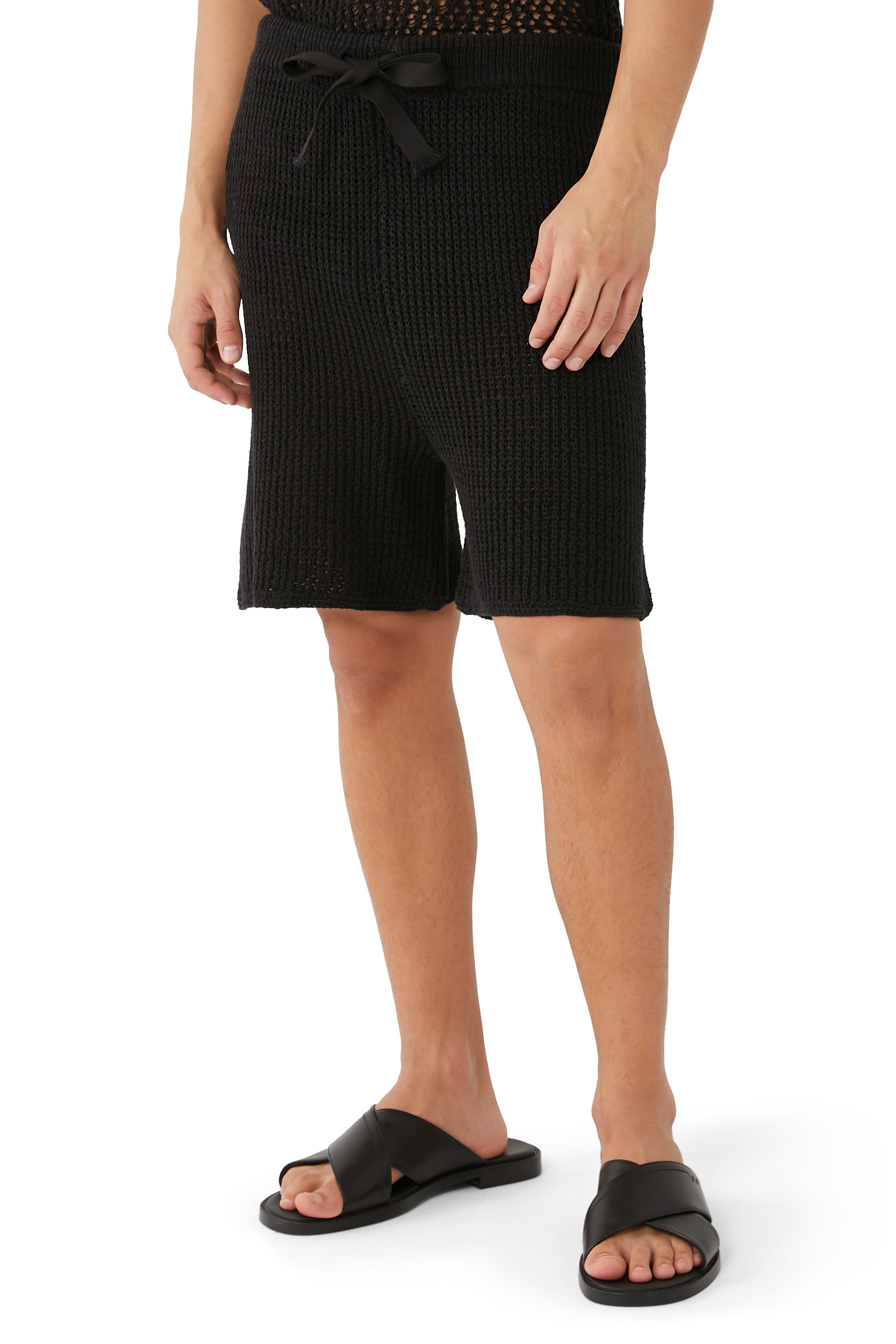 Open Knit Shorts