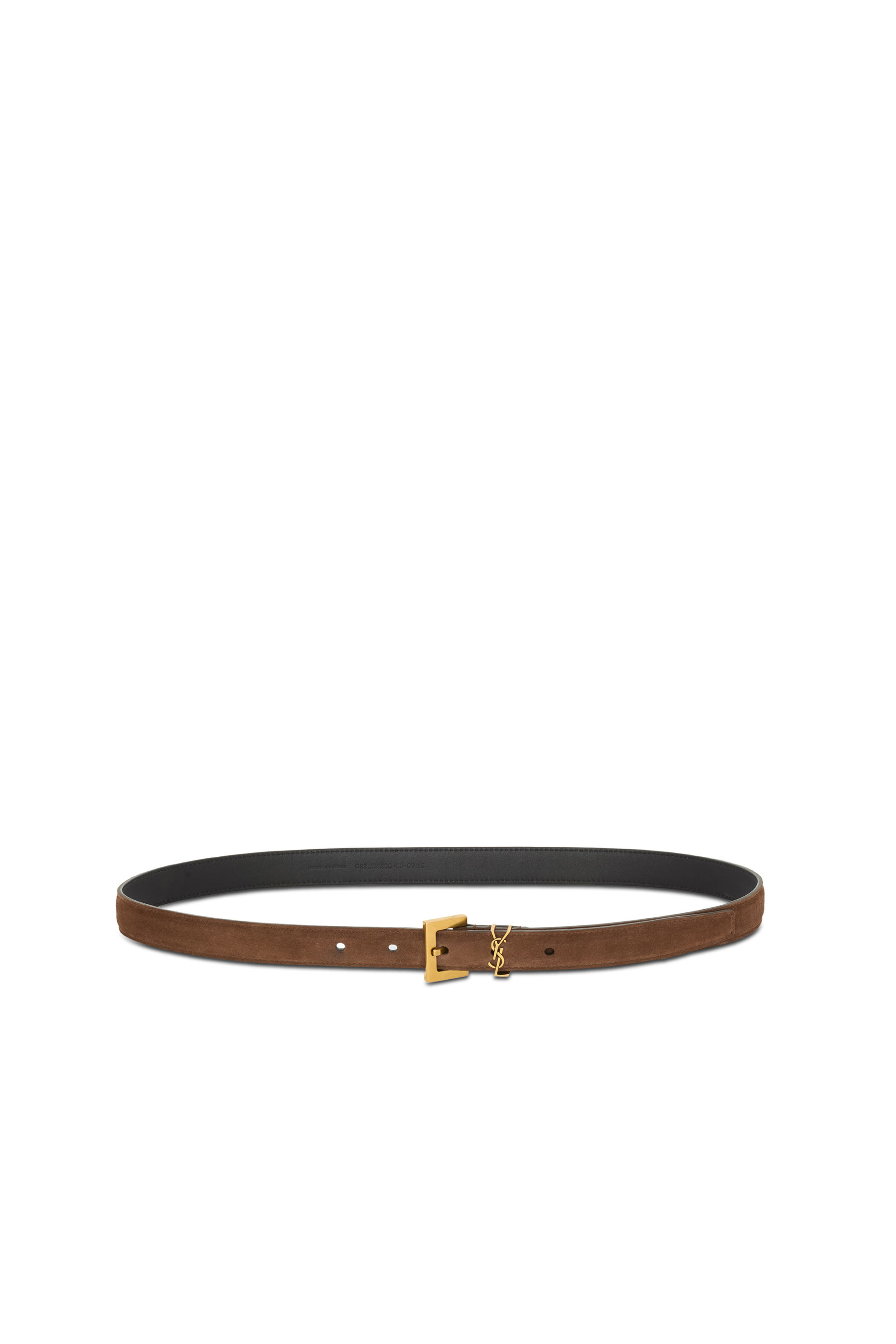  Cassandre Thin Belt in Suede