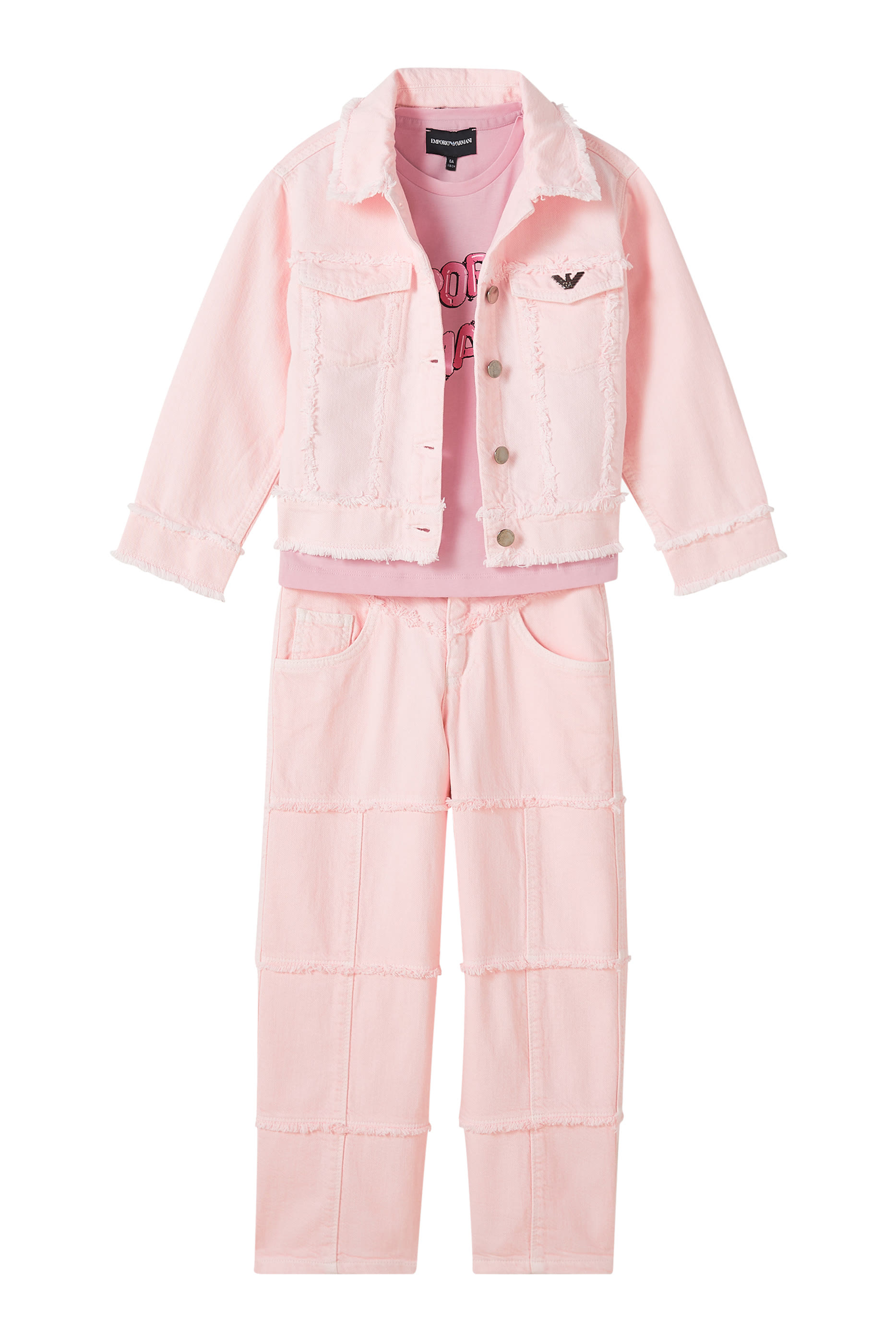 Kids Logo Cotton T-Shirt