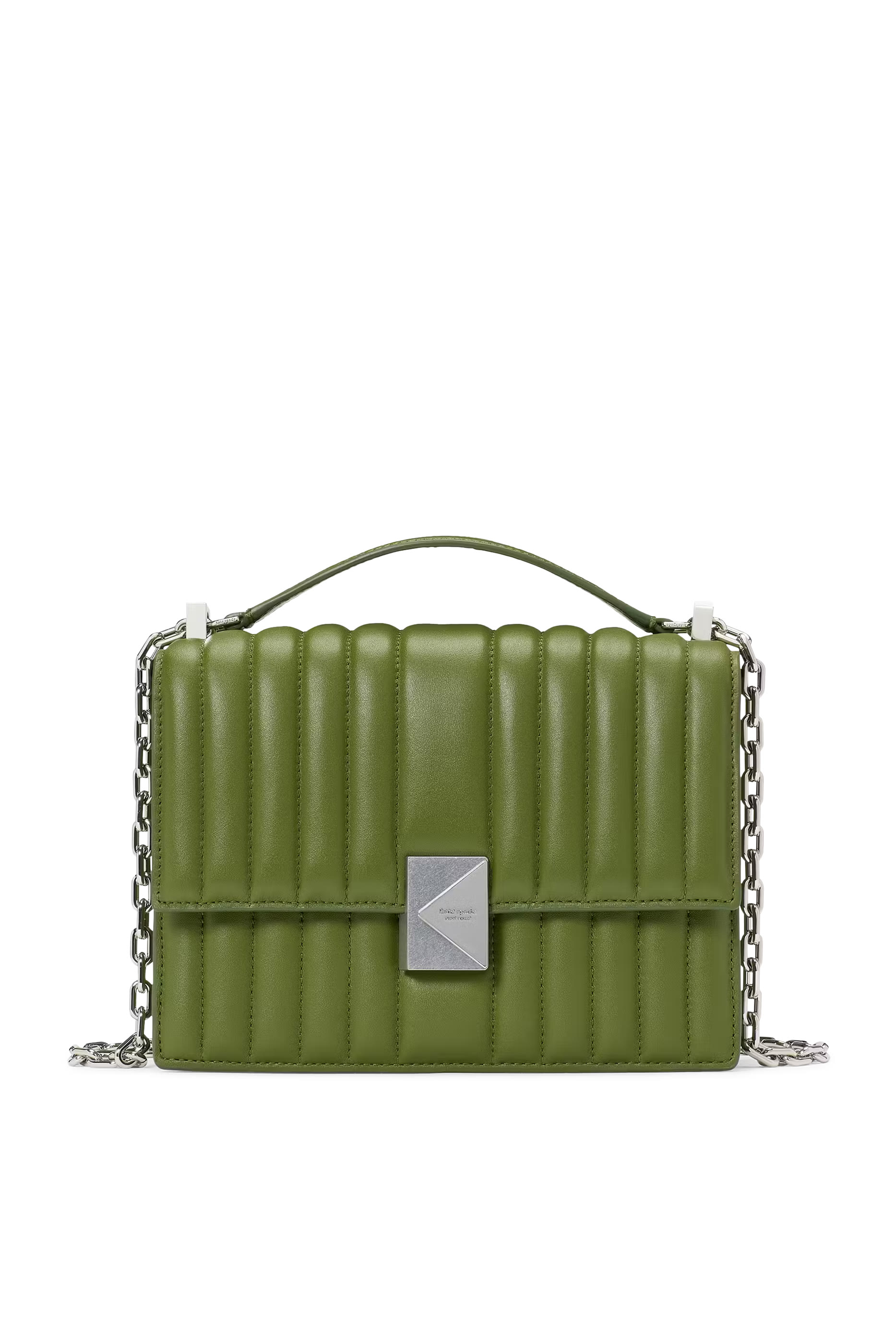 Deco Quilted Chain Shoulder Bag