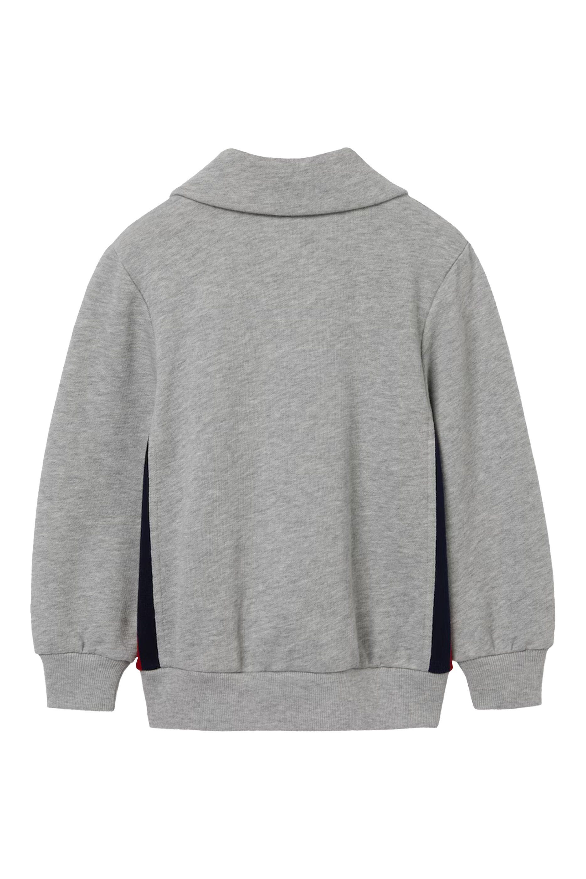 Kids Embroidered Cotton Sweatshirt