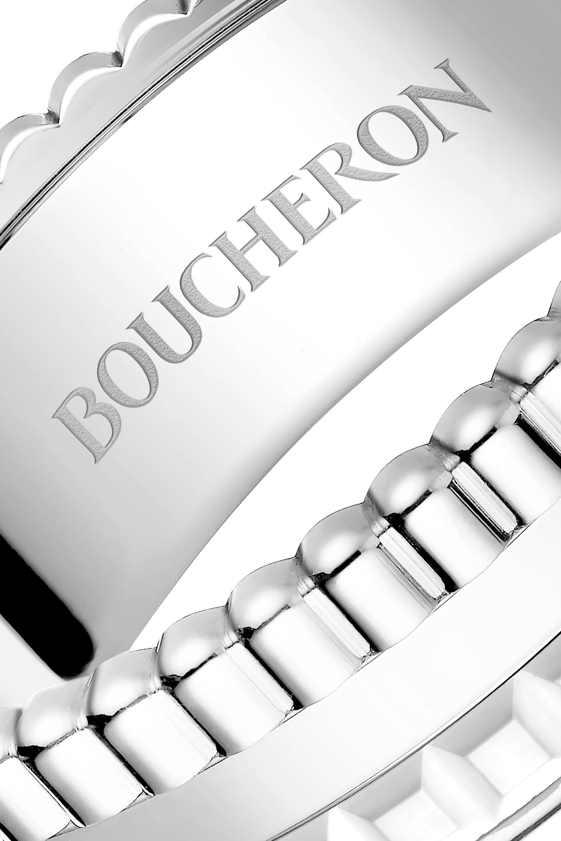 Quatre Double White Edition Small Ring, 18k White Gold