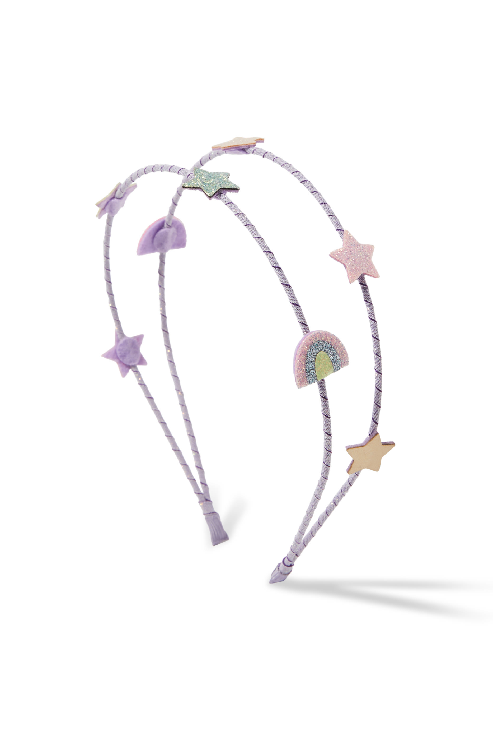 Kids Rainbow and Star Double Alice Band