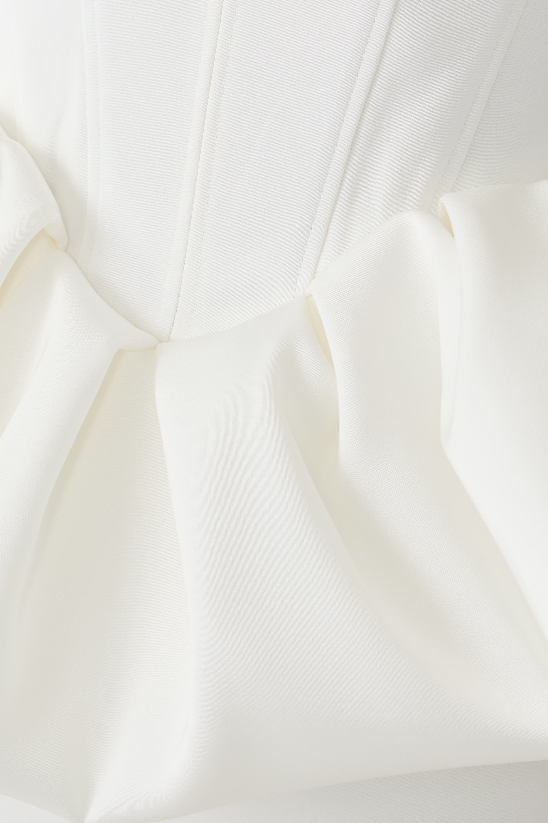  Peplum Detail Corseted Midi Dress