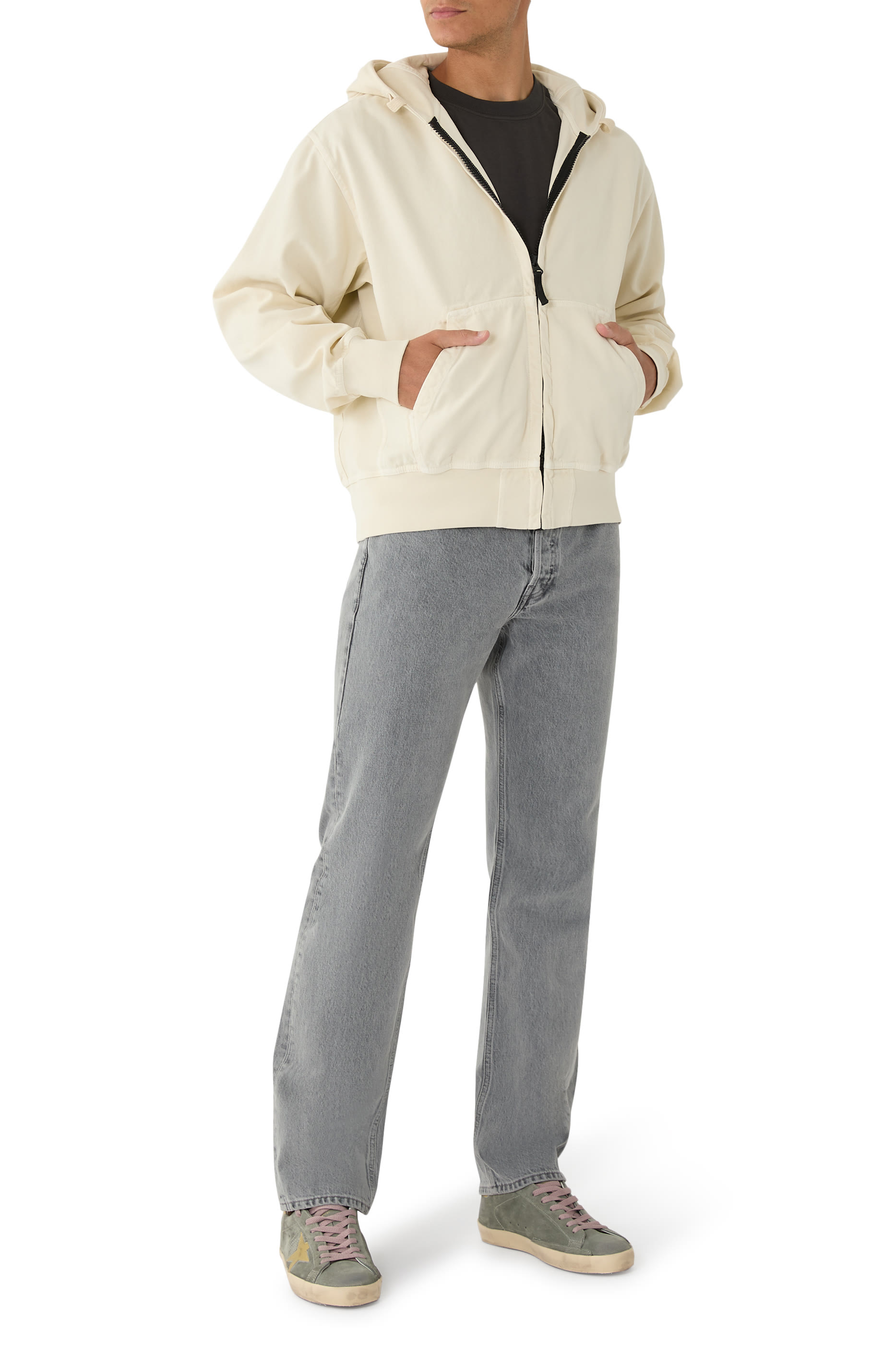 Organic Panama Cotton ‘OLD’ Effect Sweatshirt