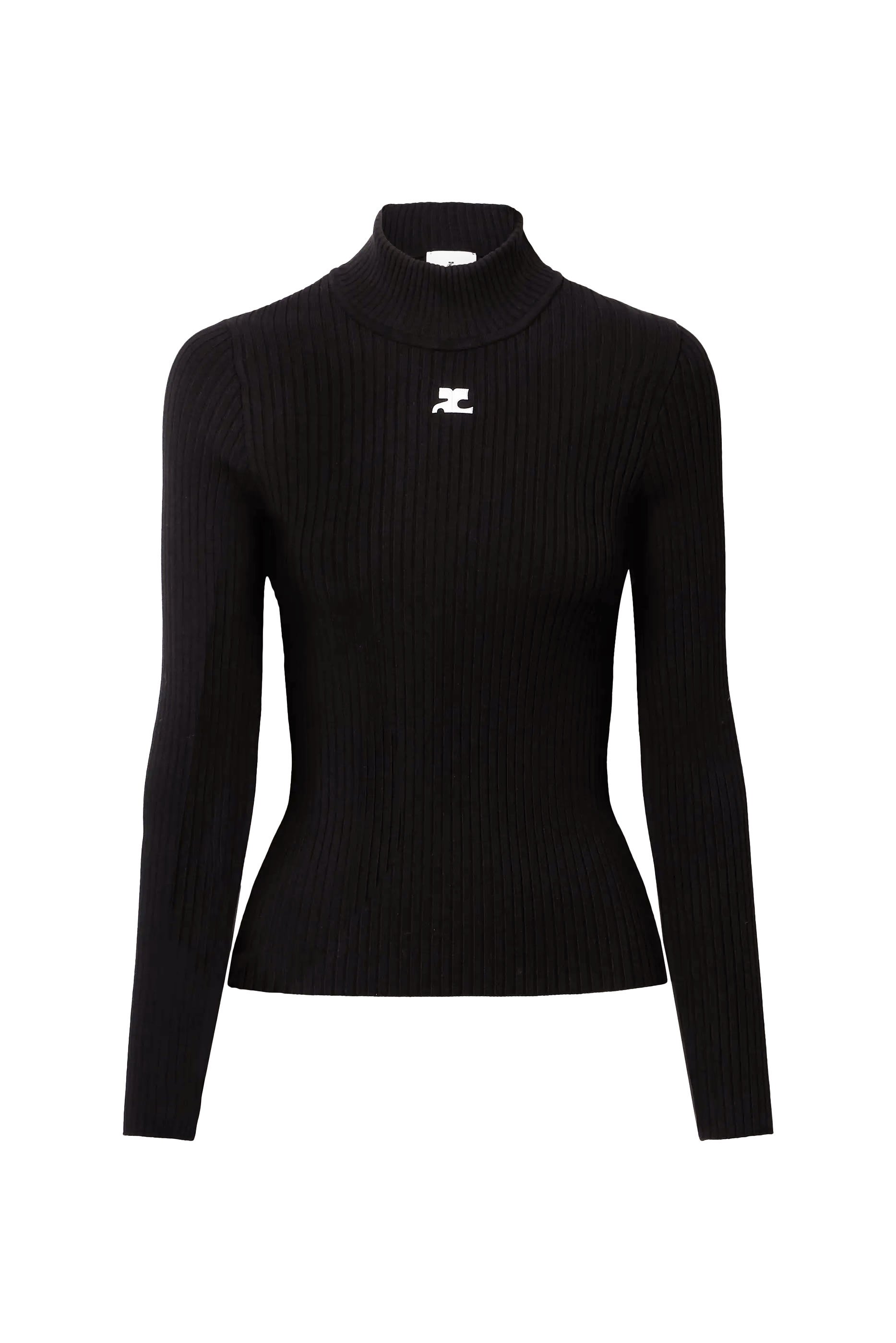 Reedition Rib Knit Mockneck Sweater