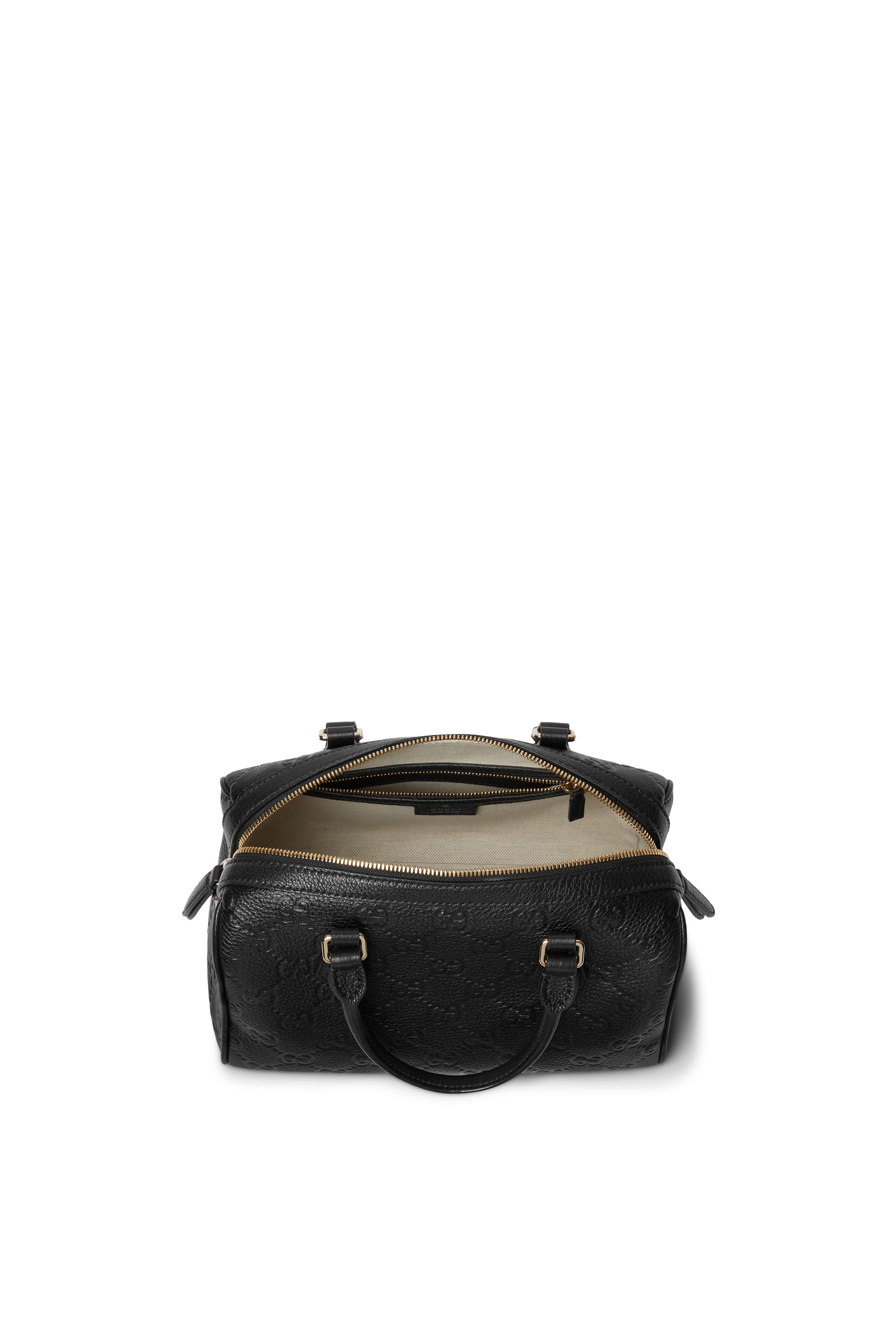 GG Emblem Small Top Handle Bag