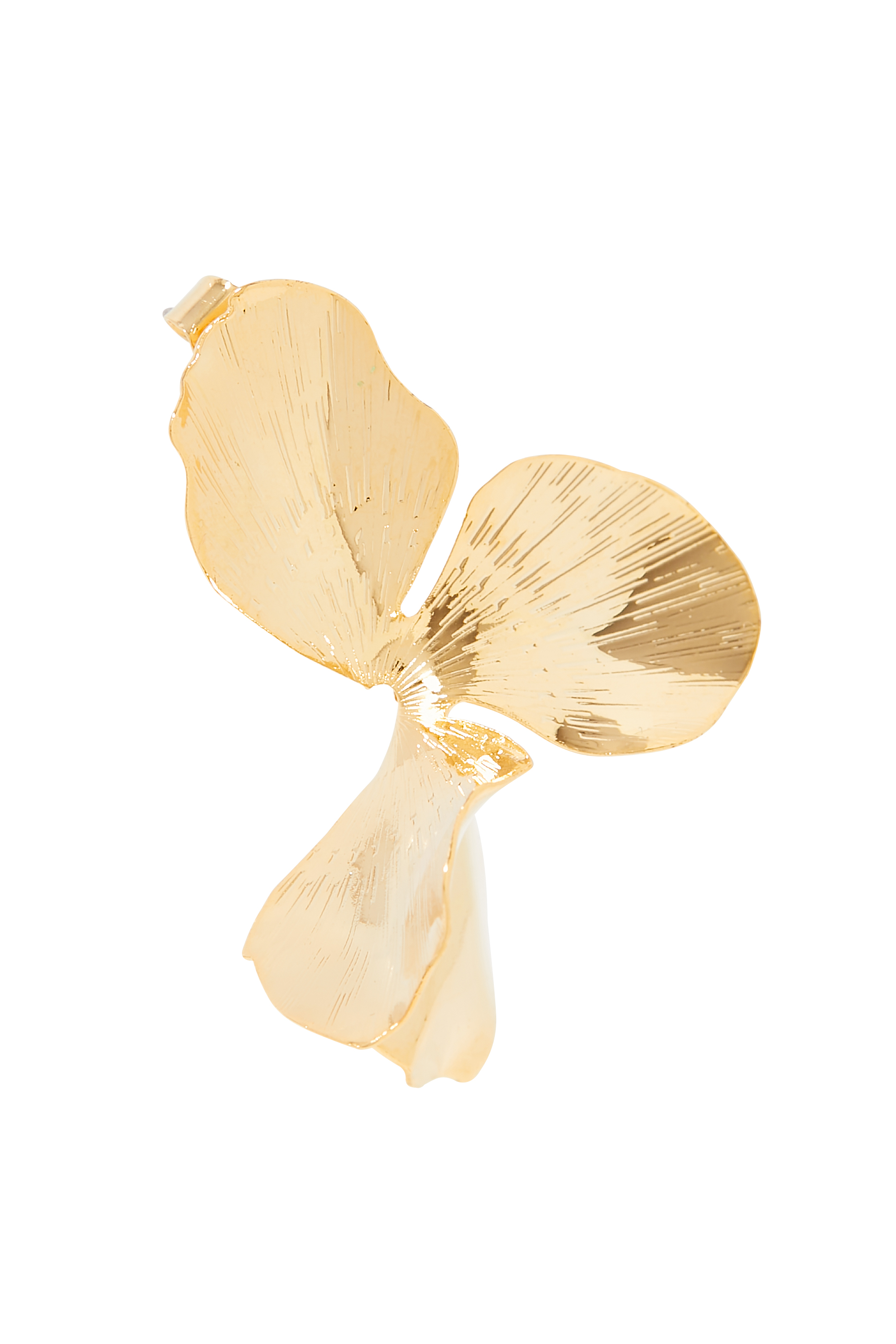 Hyacinth Drop Earrings, 14k Yellow Gold-Plated Brass