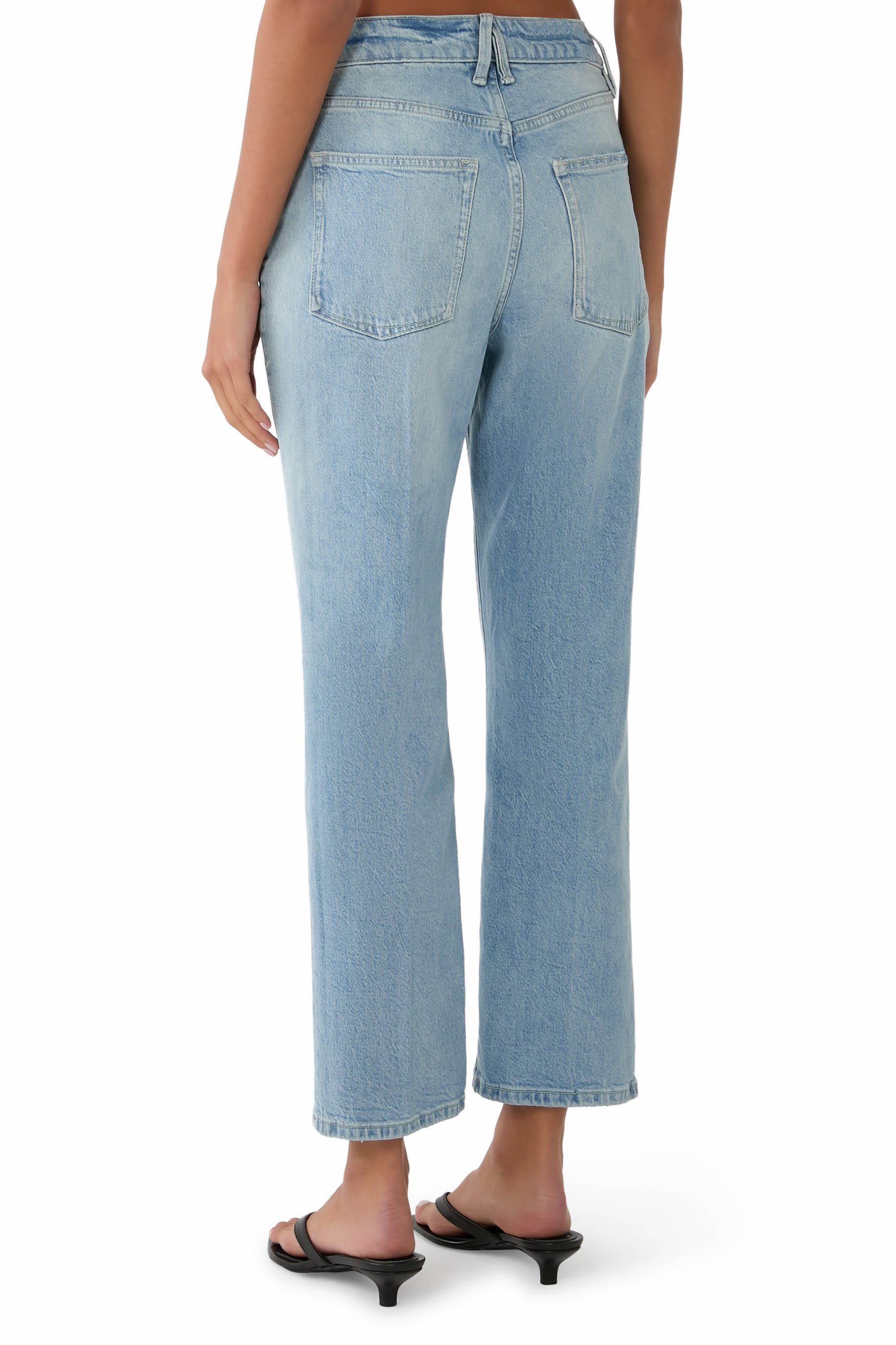 Good Icon Straight Ankle Jeans