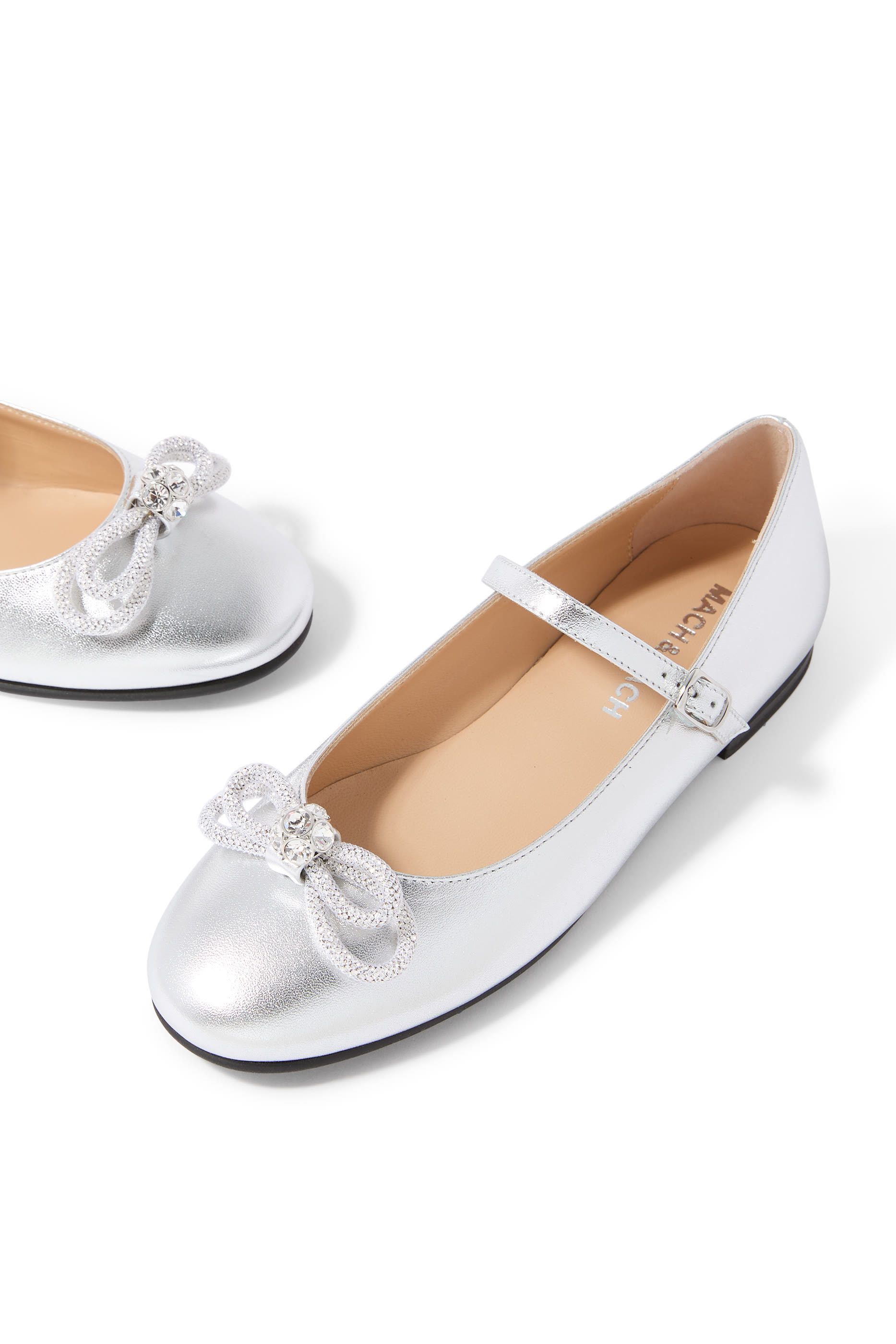 Kids  Double Bow Mini Ballerinas