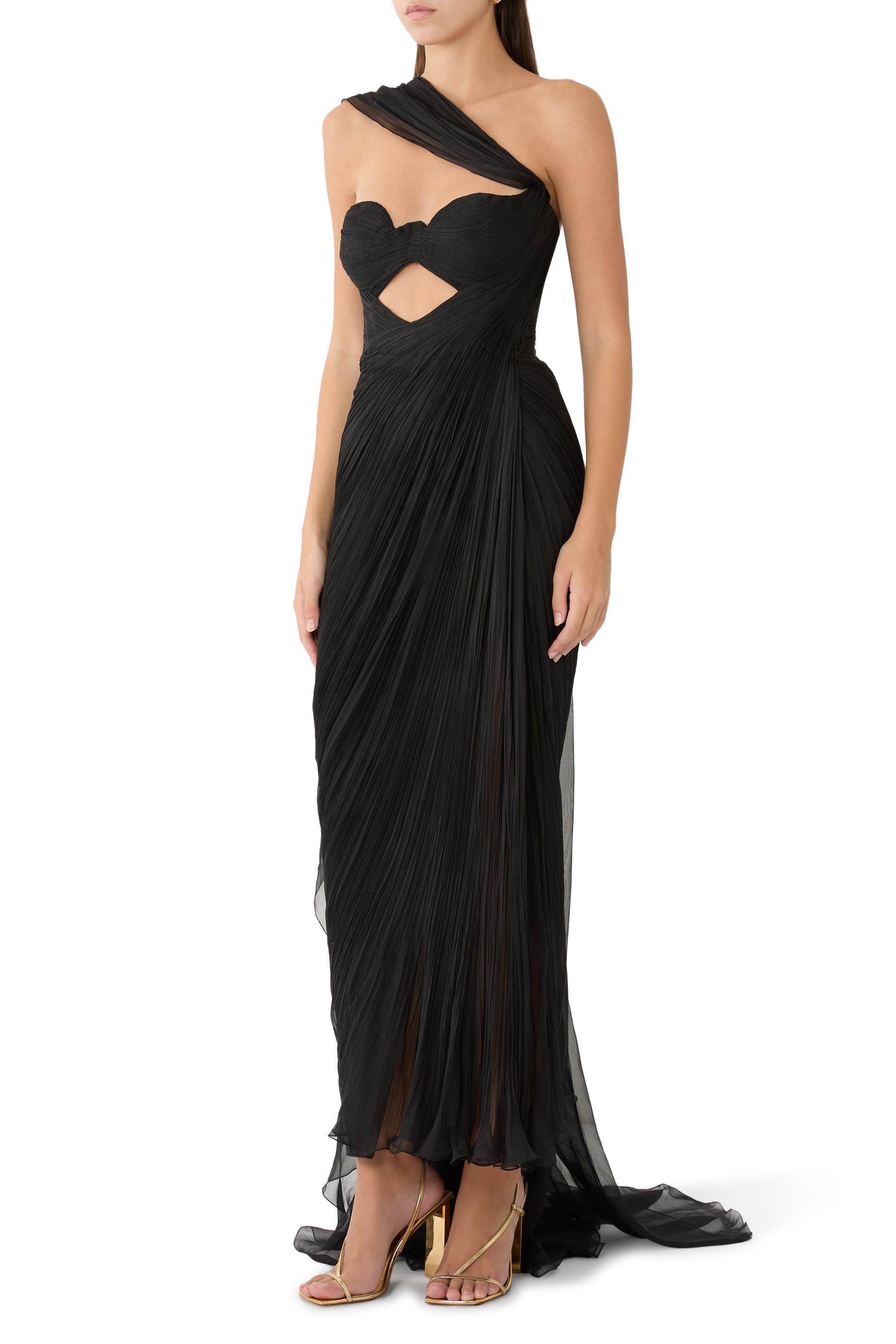 One-Shoulder Evening Dress