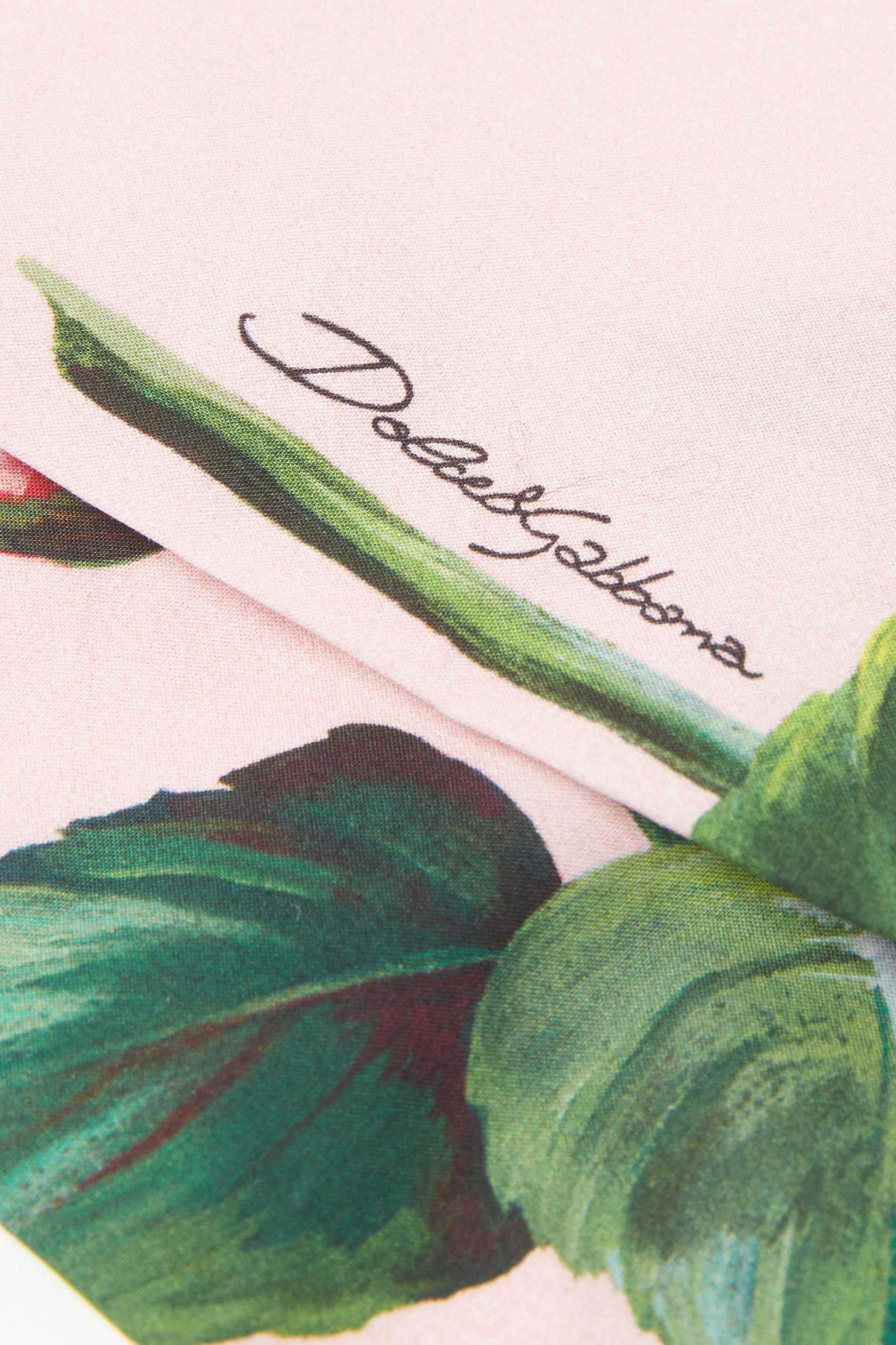 Kids Rose-Print Poplin Scrunchie