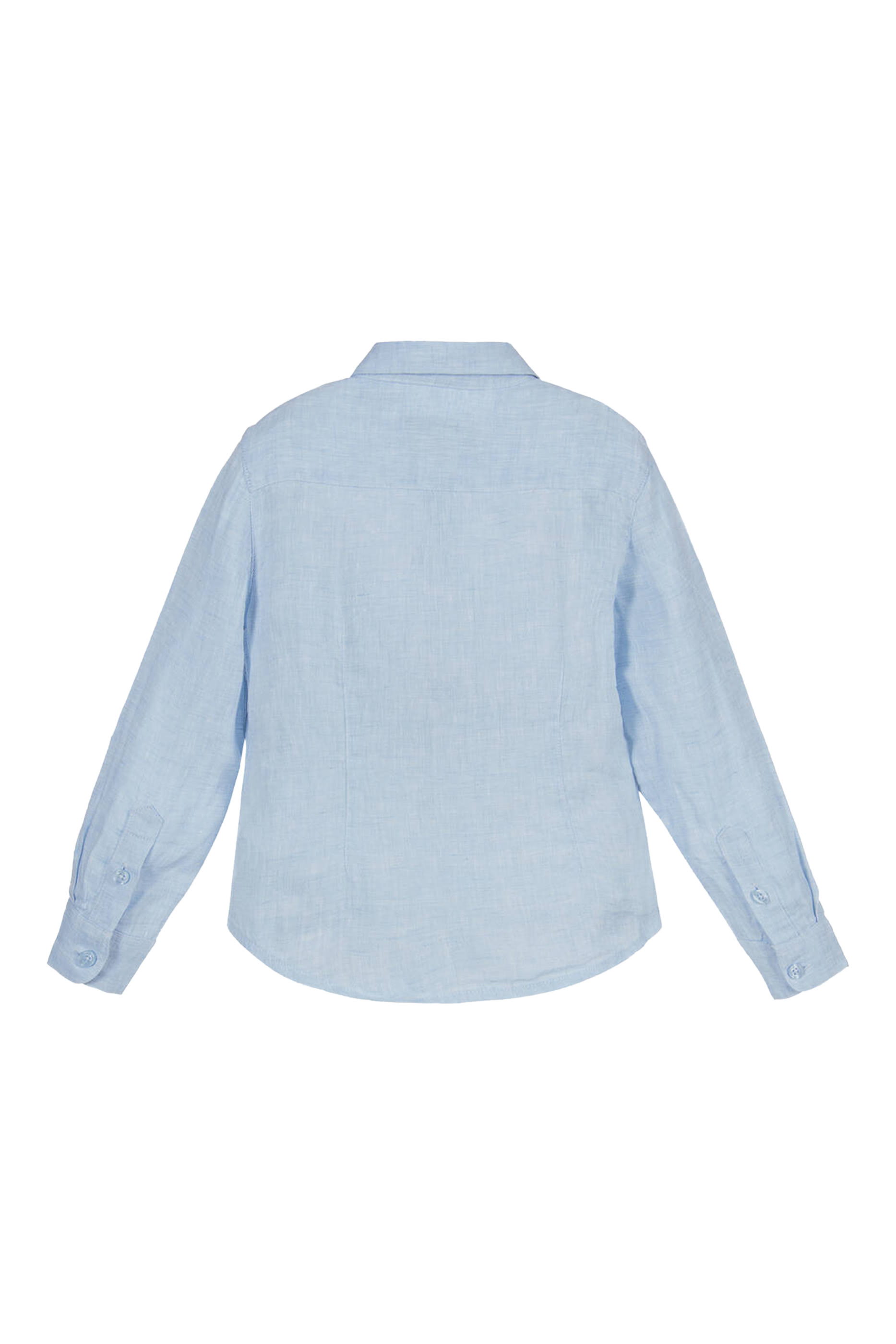 Kids Linen Button Up Shirt