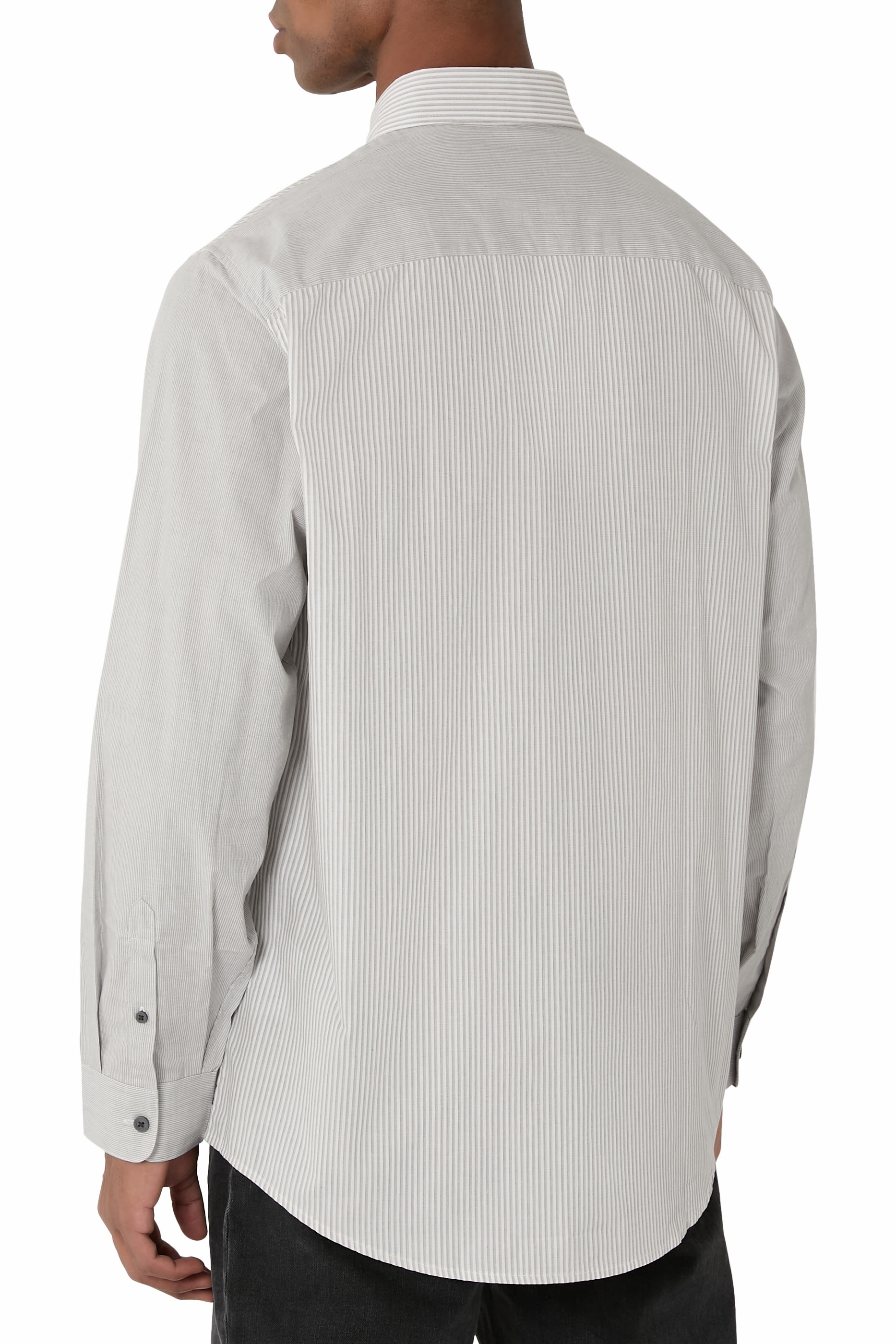 All-Over Stripes Long Sleeve Shirt