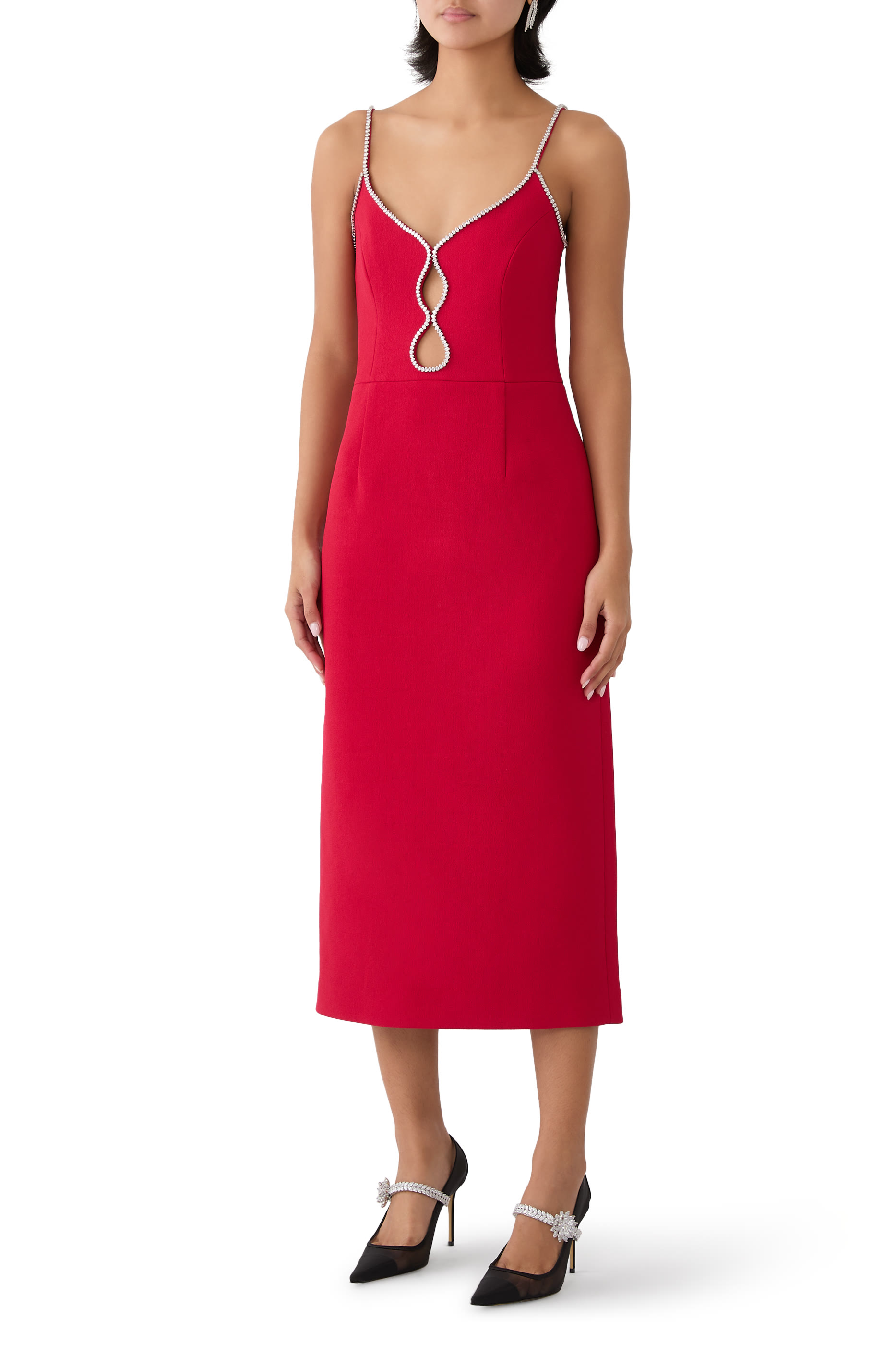 Akari Strap Midi Dress