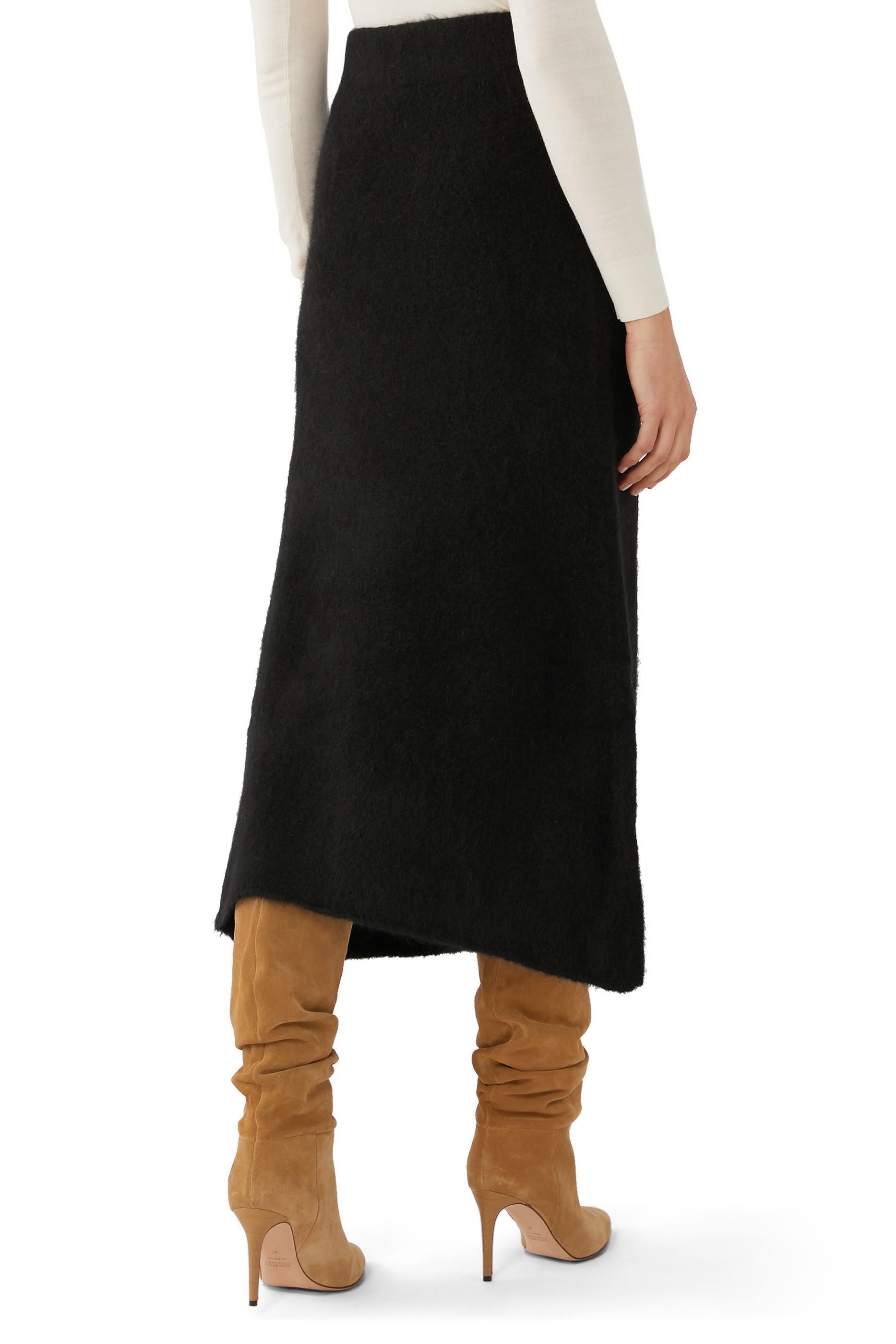 Fure Fluffy Knit Skirt