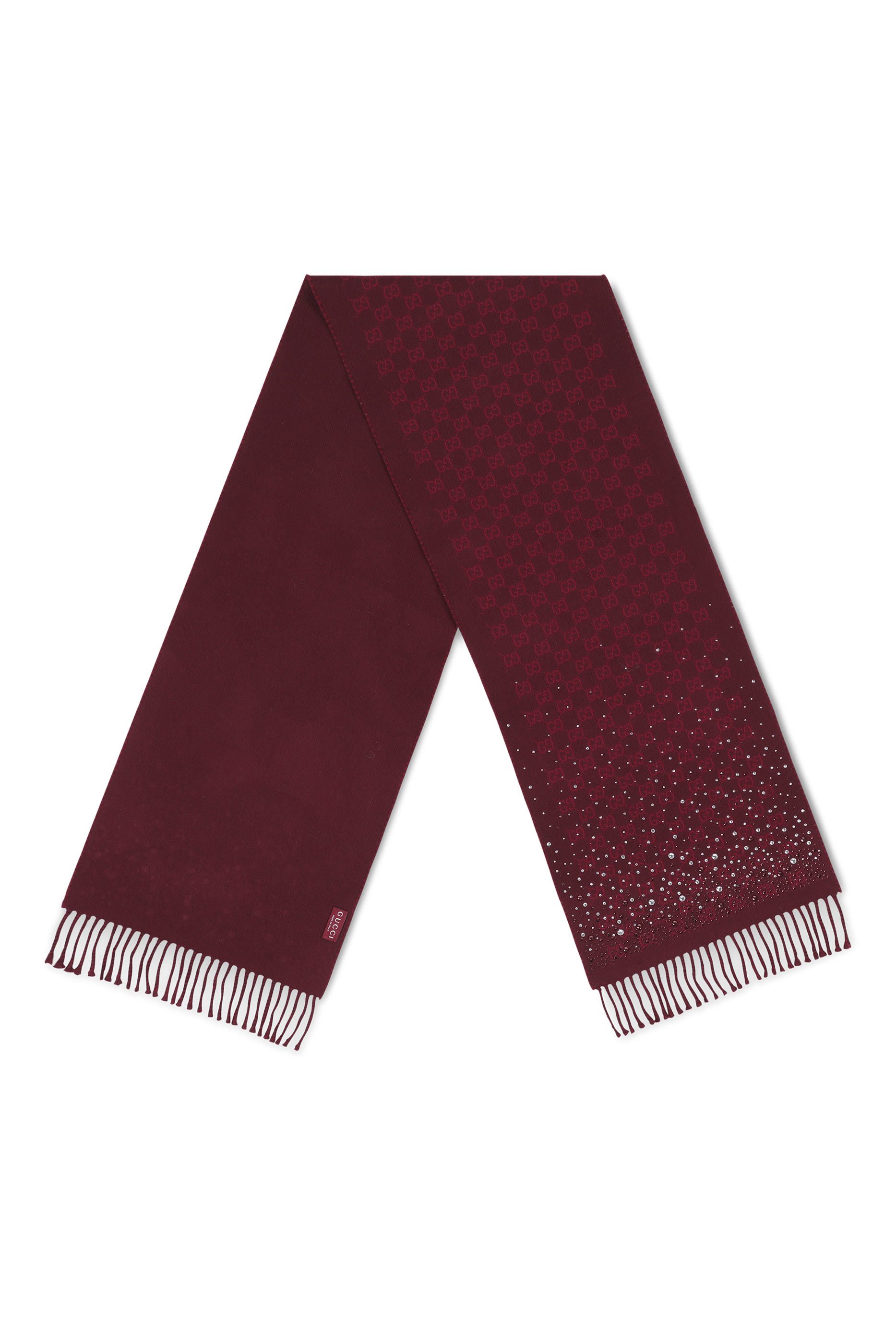 GG Wool Crystal Scarf