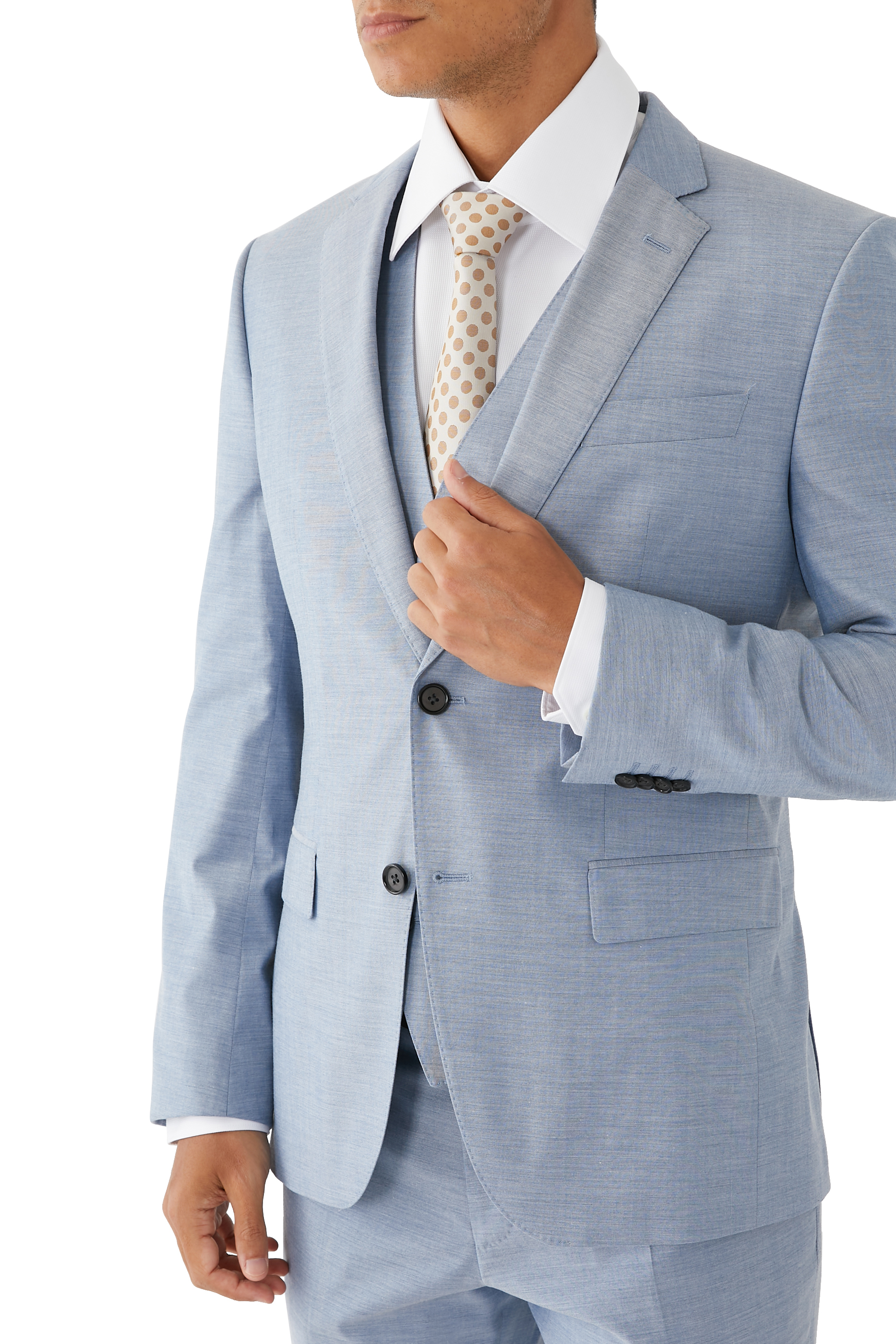 Silk-Jacquard Tie With Dot Motif