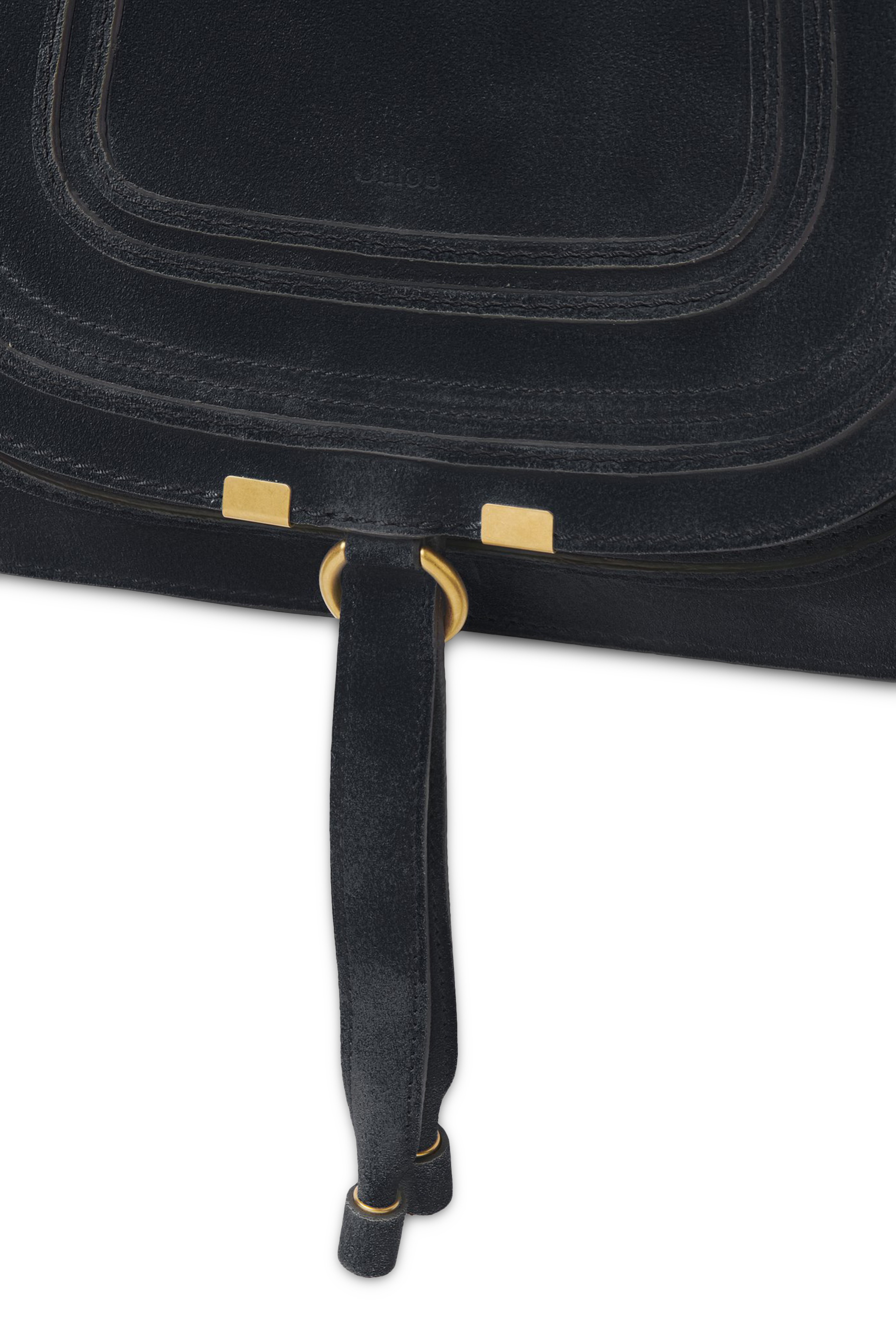 Marcie Suede Double Carry Bag