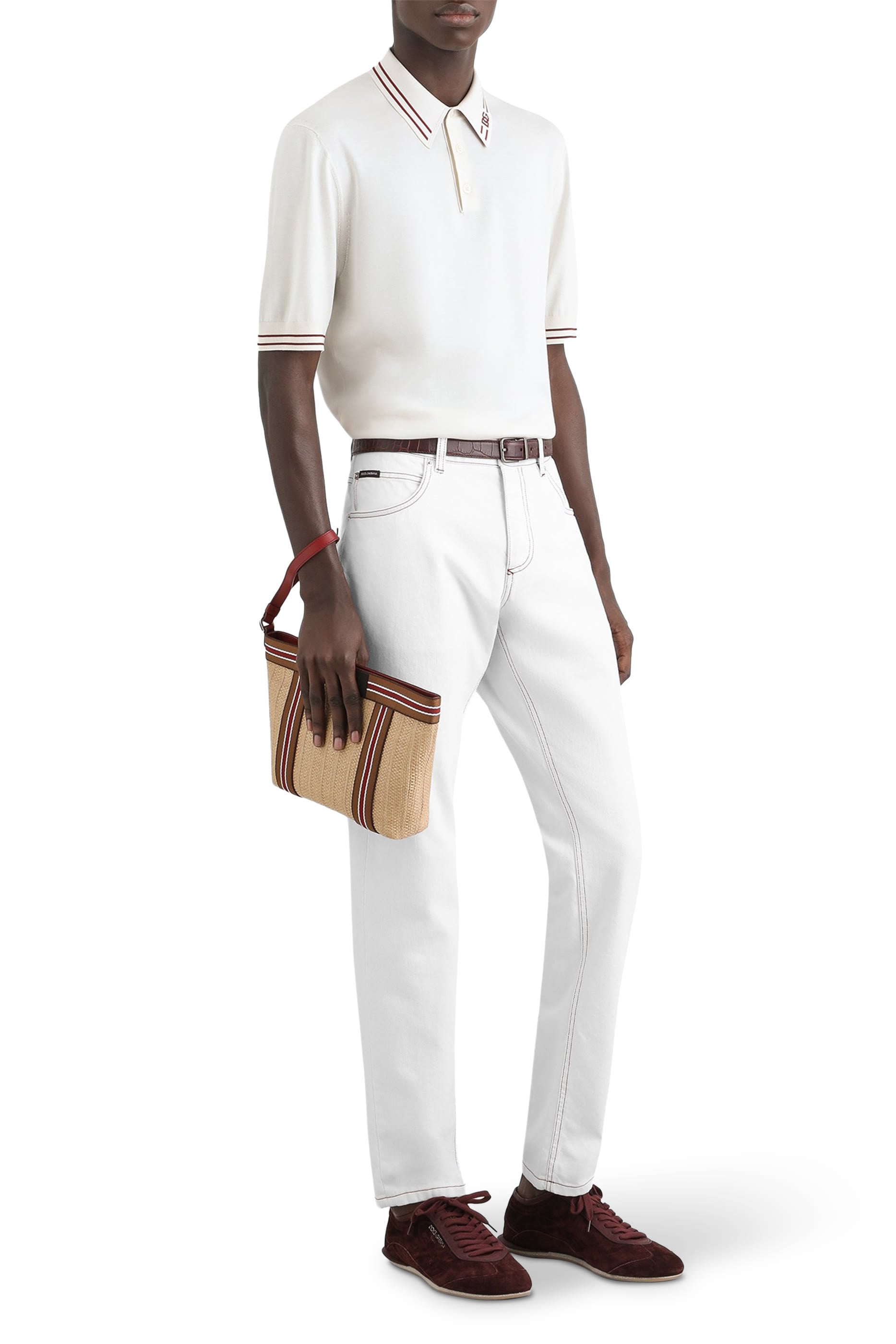 Smooth Silk Polo Shirt