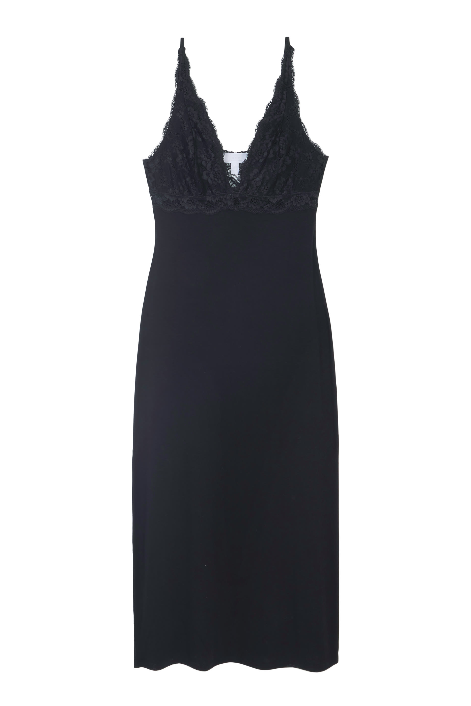 Jersey Lace Cupped Maxi Nightie