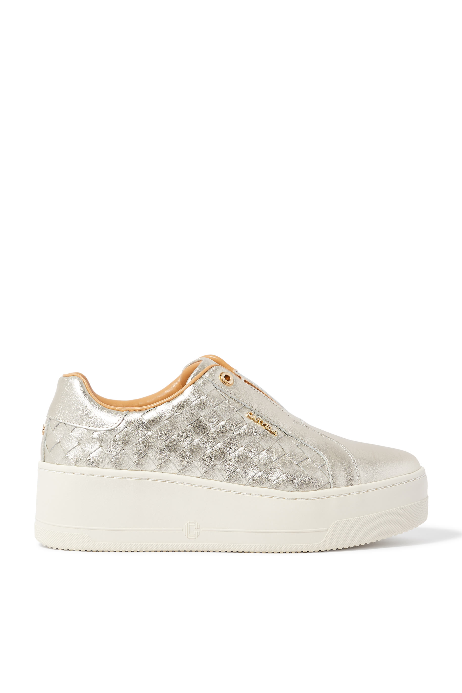 Carvela 50 Connected Laceless Weave Sneakers
