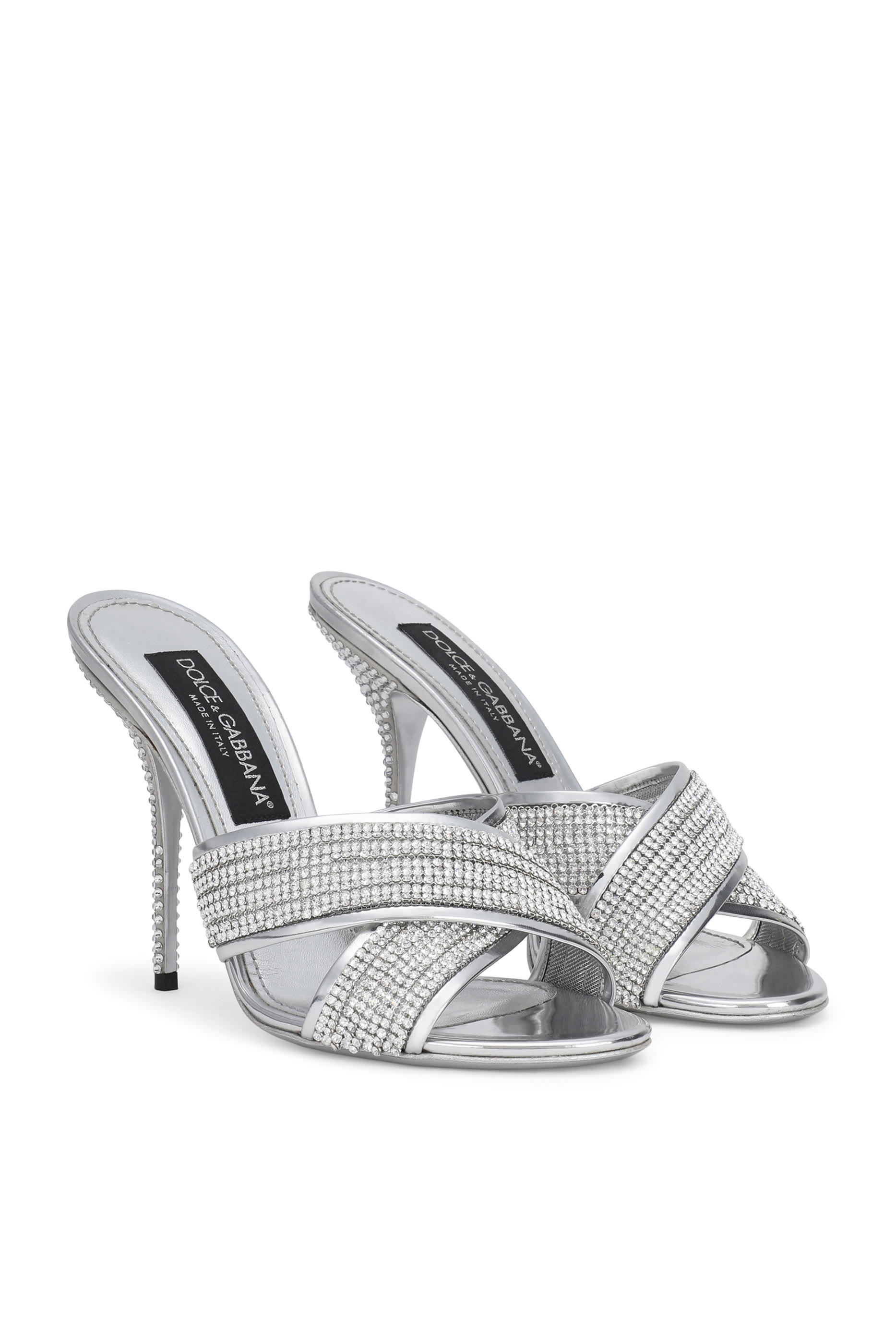 Crystal Mesh Mules 85