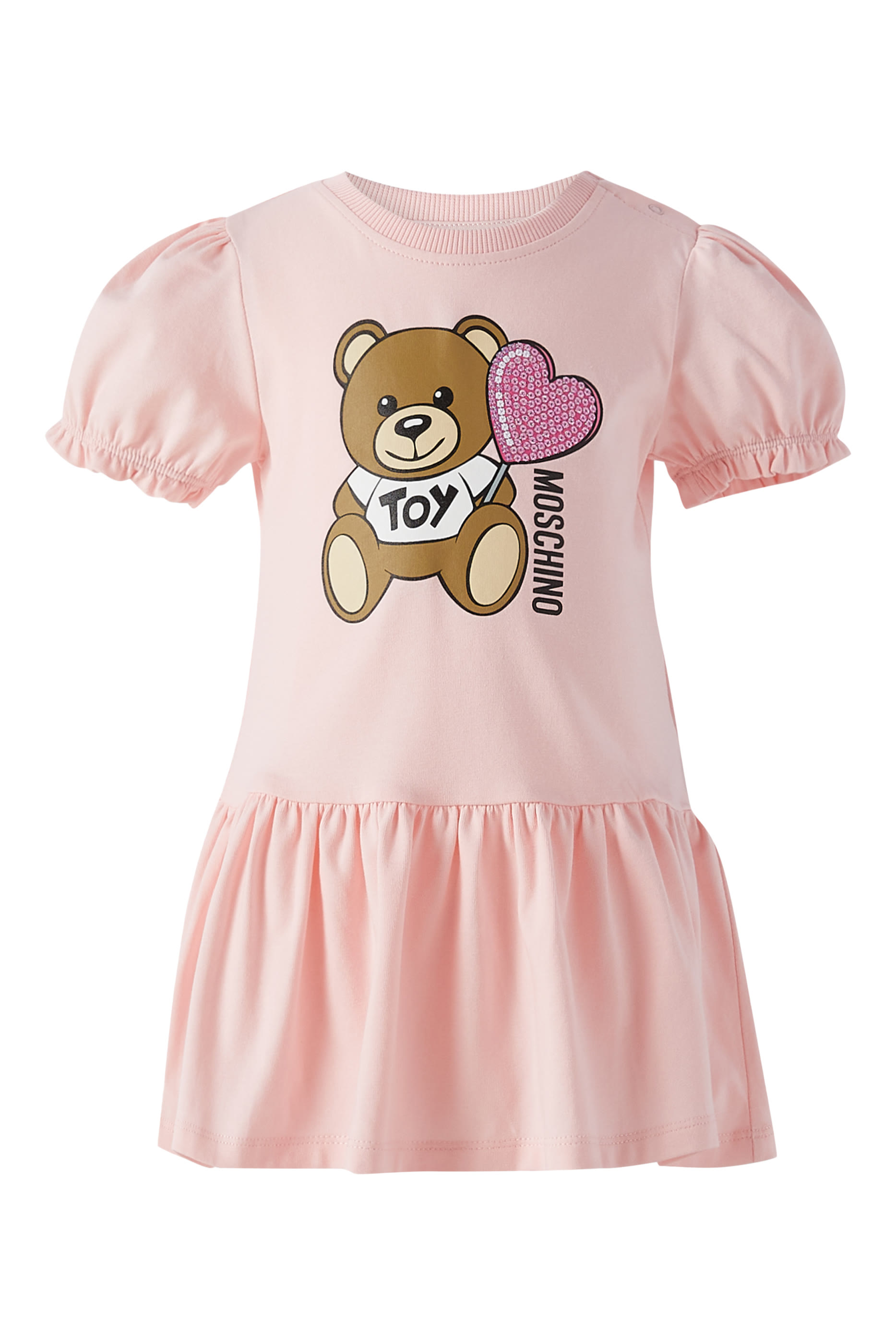 Kids Teddy Bear Jersey Dress